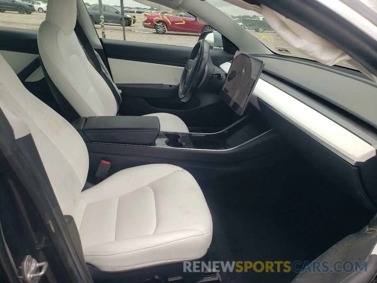 5 fotografías del automóvil dañado 5YJ3E1EB2KF365847 TESLA MODEL 3 2019