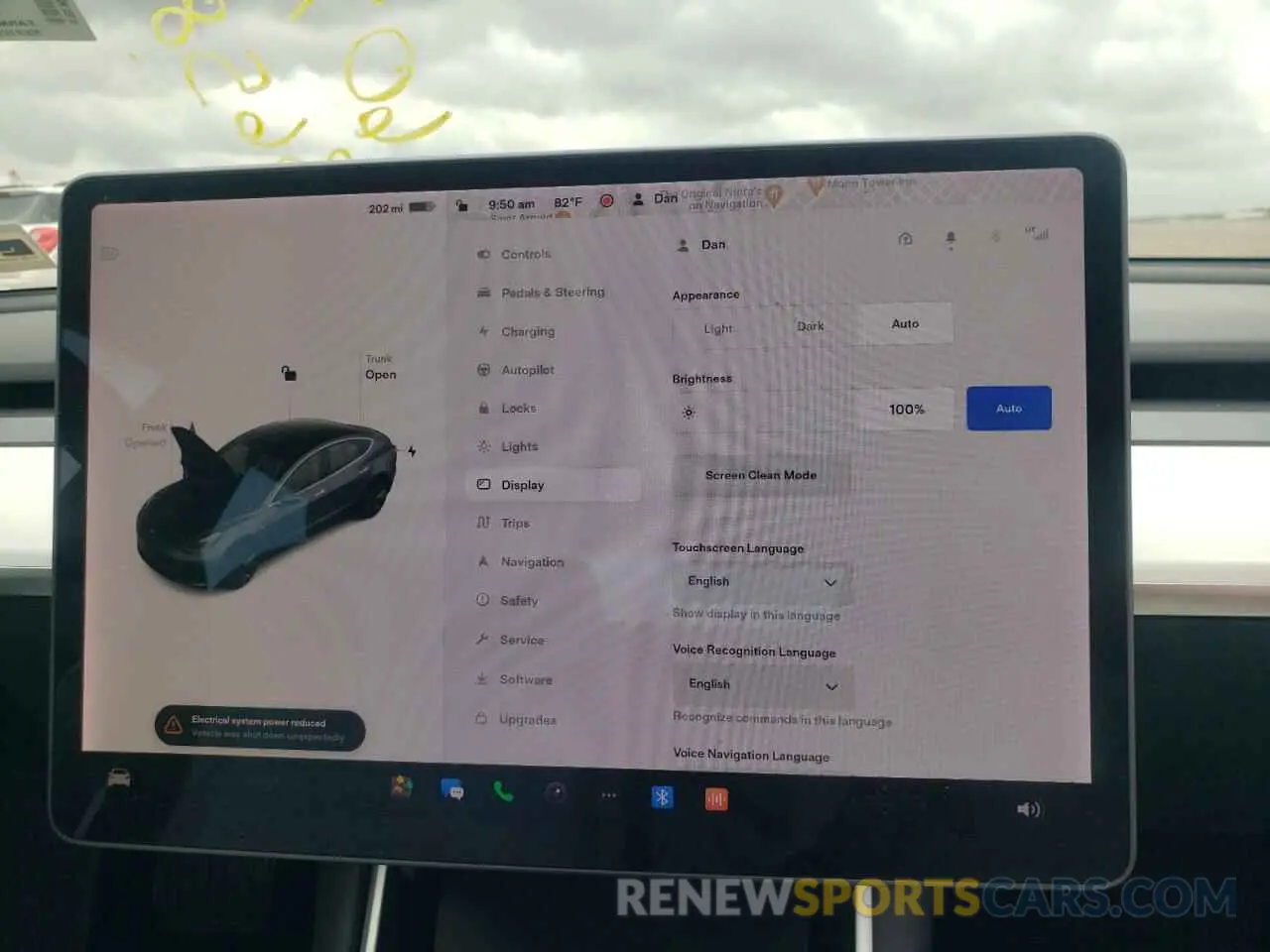 9 fotografías del automóvil dañado 5YJ3E1EB2KF365847 TESLA MODEL 3 2019