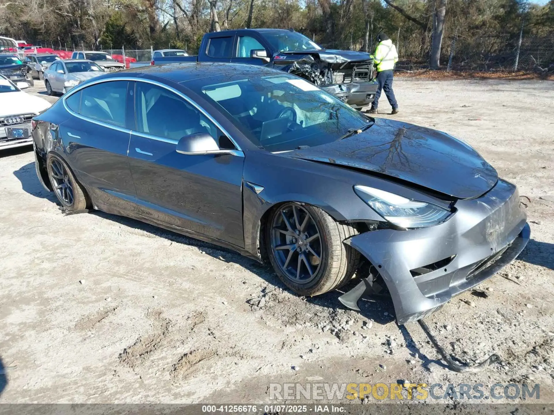1 fotografías del automóvil dañado 5YJ3E1EB2KF385998 TESLA MODEL 3 2019