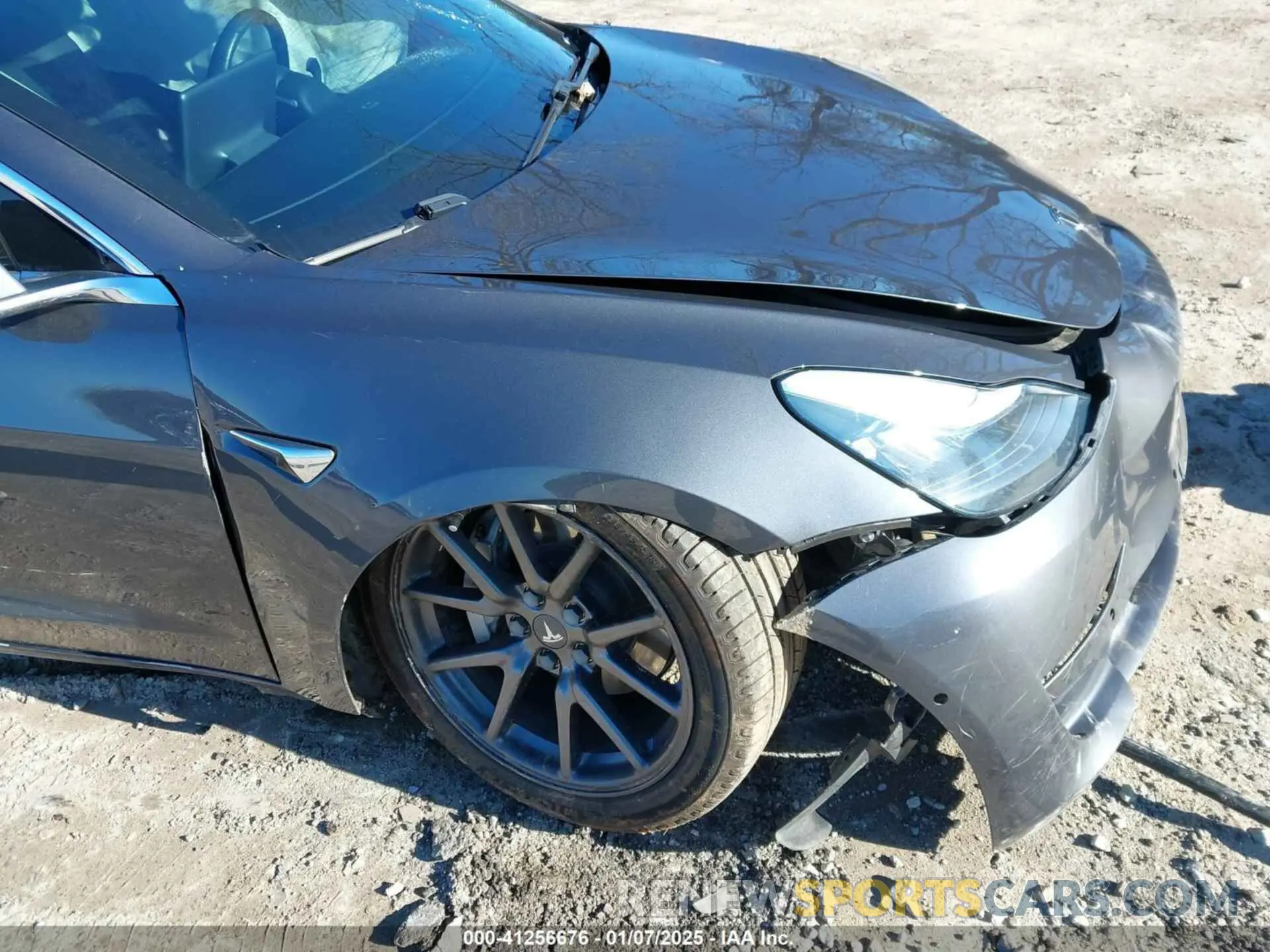 6 fotografías del automóvil dañado 5YJ3E1EB2KF385998 TESLA MODEL 3 2019