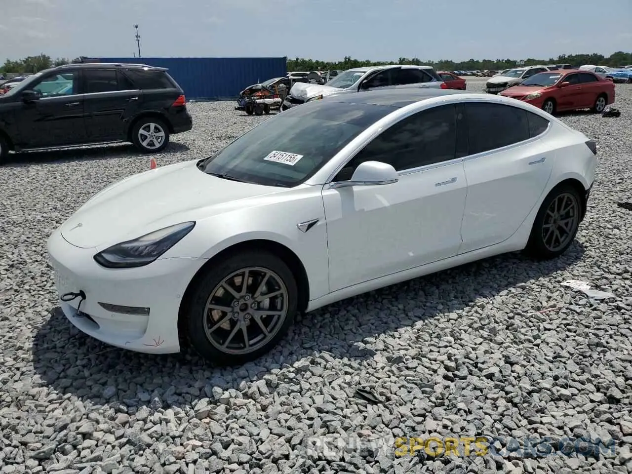 1 fotografías del automóvil dañado 5YJ3E1EB2KF391185 TESLA MODEL 3 2019