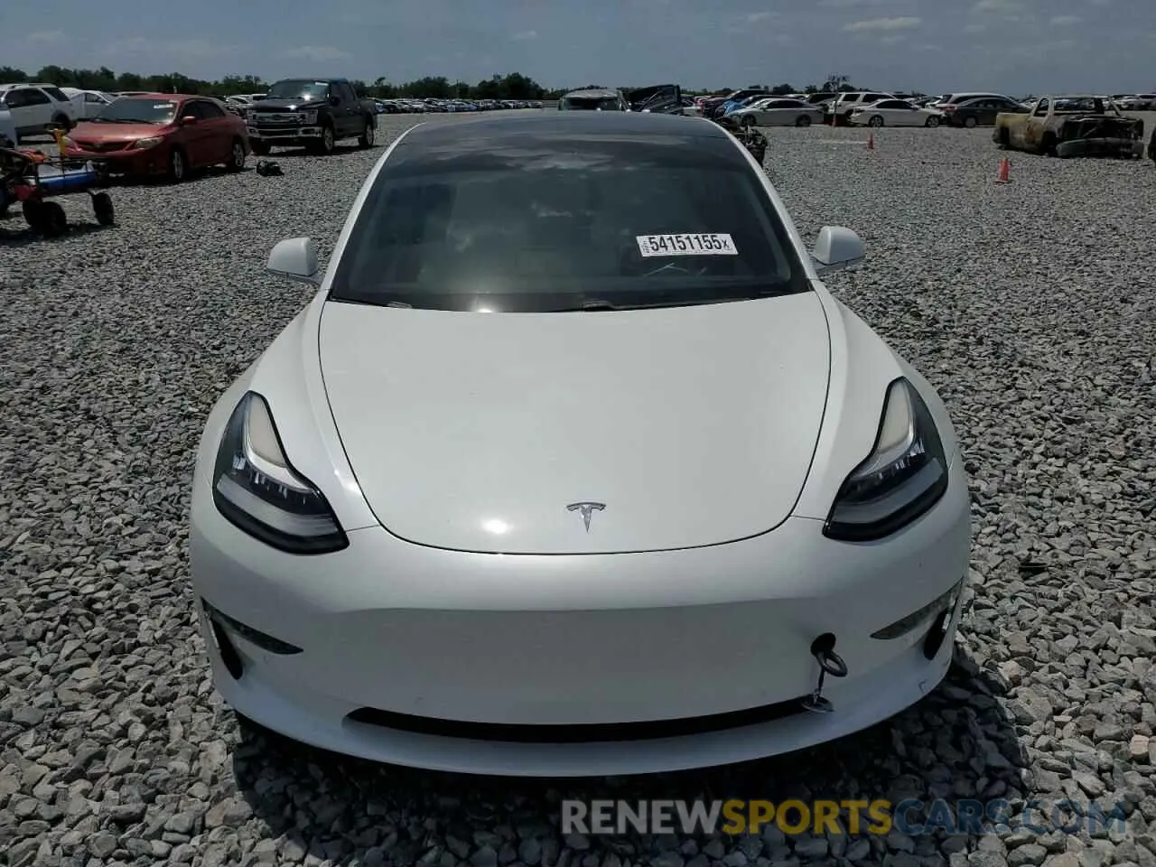5 fotografías del automóvil dañado 5YJ3E1EB2KF391185 TESLA MODEL 3 2019