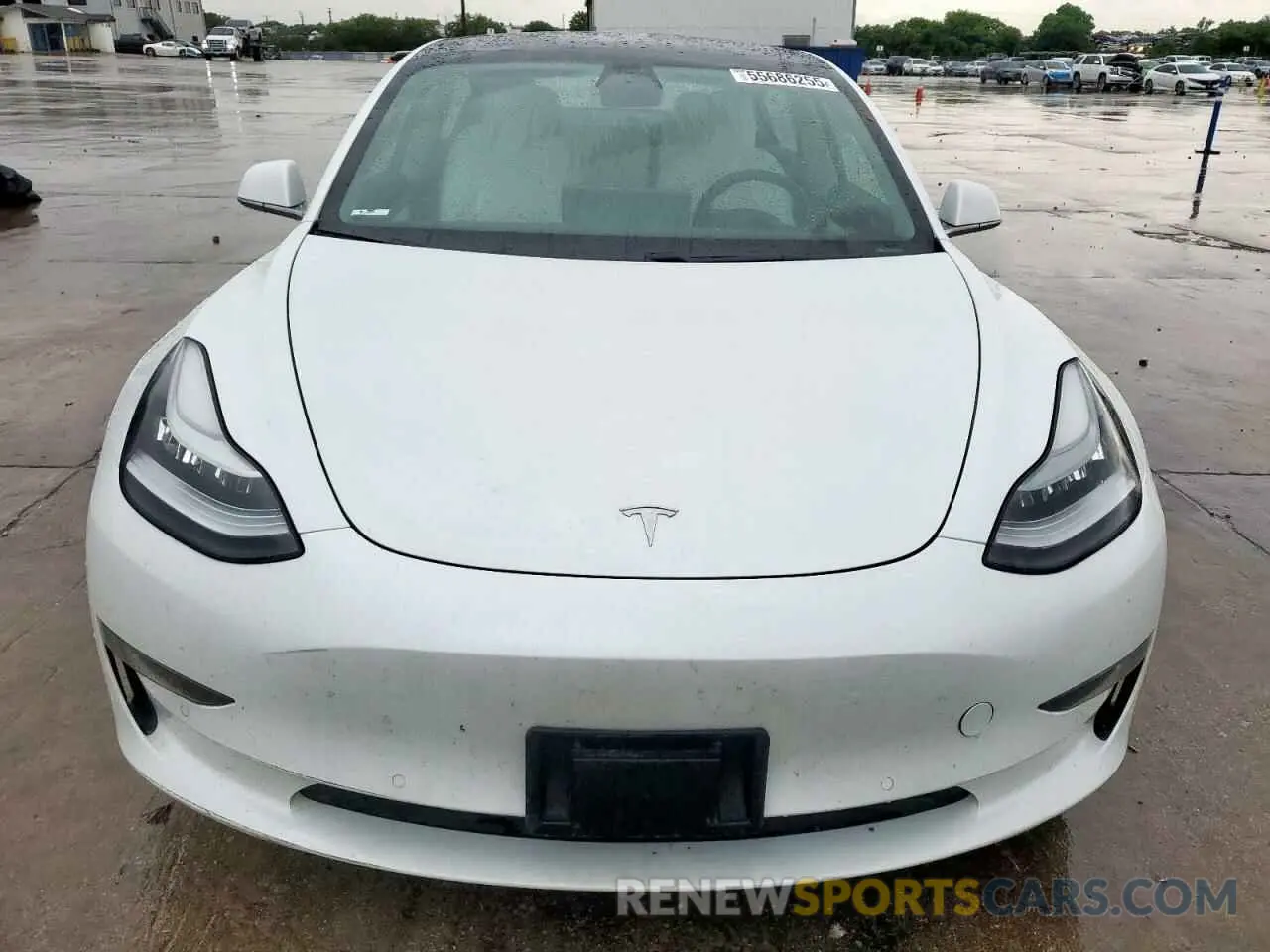 5 fotografías del automóvil dañado 5YJ3E1EB2KF392305 TESLA MODEL 3 2019