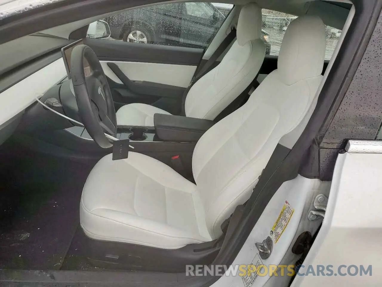 7 fotografías del automóvil dañado 5YJ3E1EB2KF392305 TESLA MODEL 3 2019