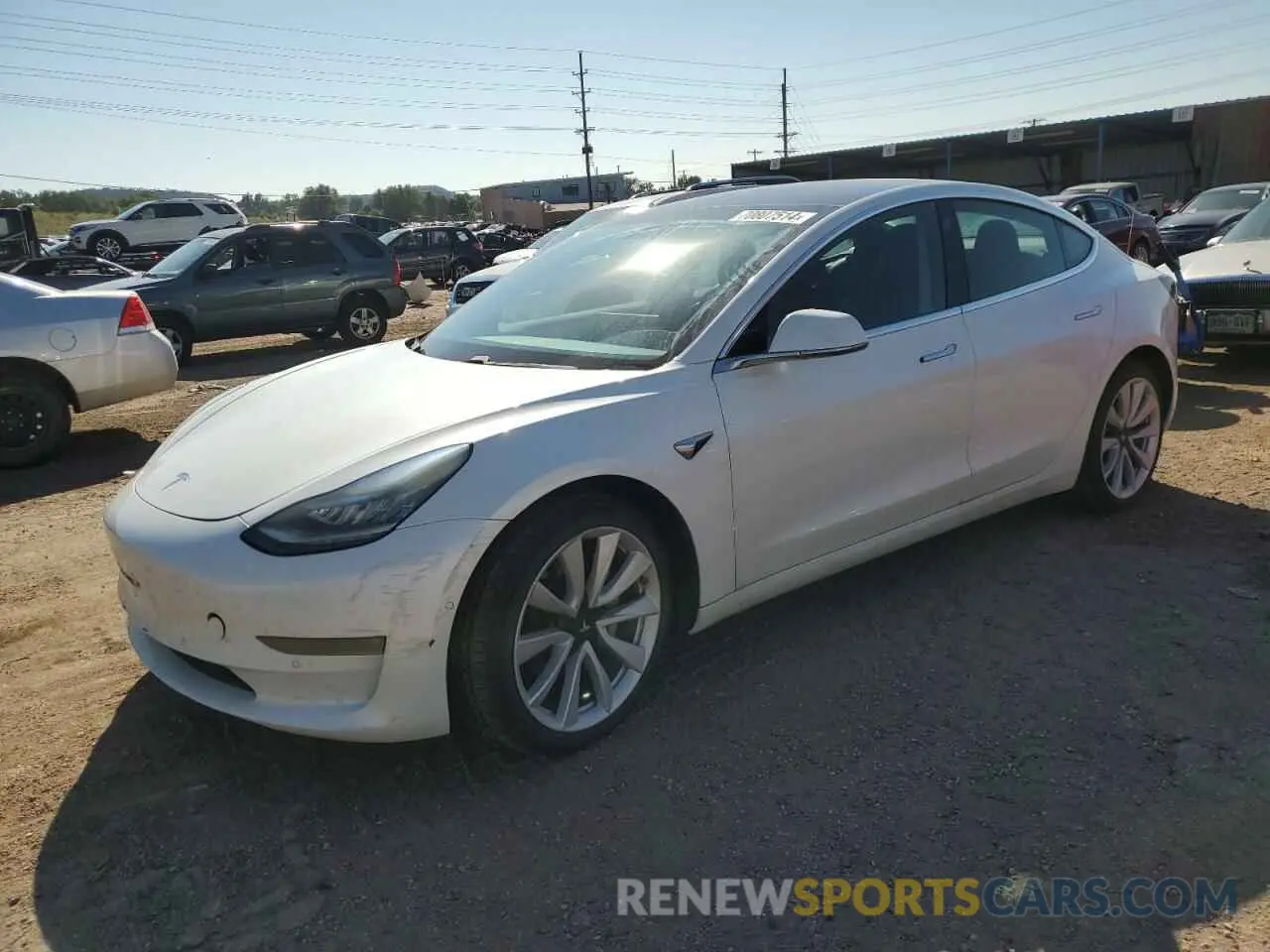 1 fotografías del automóvil dañado 5YJ3E1EB2KF437498 TESLA MODEL 3 2019
