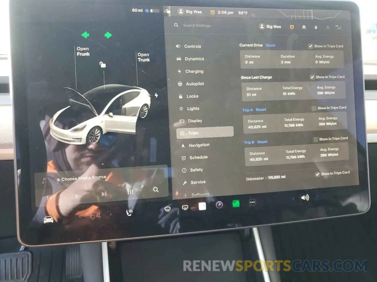 9 fotografías del automóvil dañado 5YJ3E1EB2KF437517 TESLA MODEL 3 2019