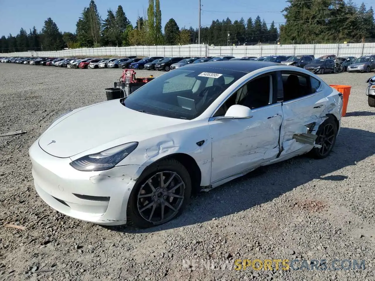 1 fotografías del automóvil dañado 5YJ3E1EB2KF442345 TESLA MODEL 3 2019