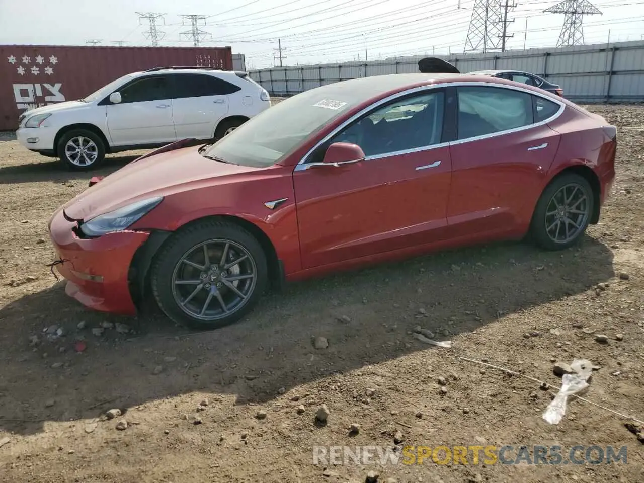 1 fotografías del automóvil dañado 5YJ3E1EB2KF453734 TESLA MODEL 3 2019