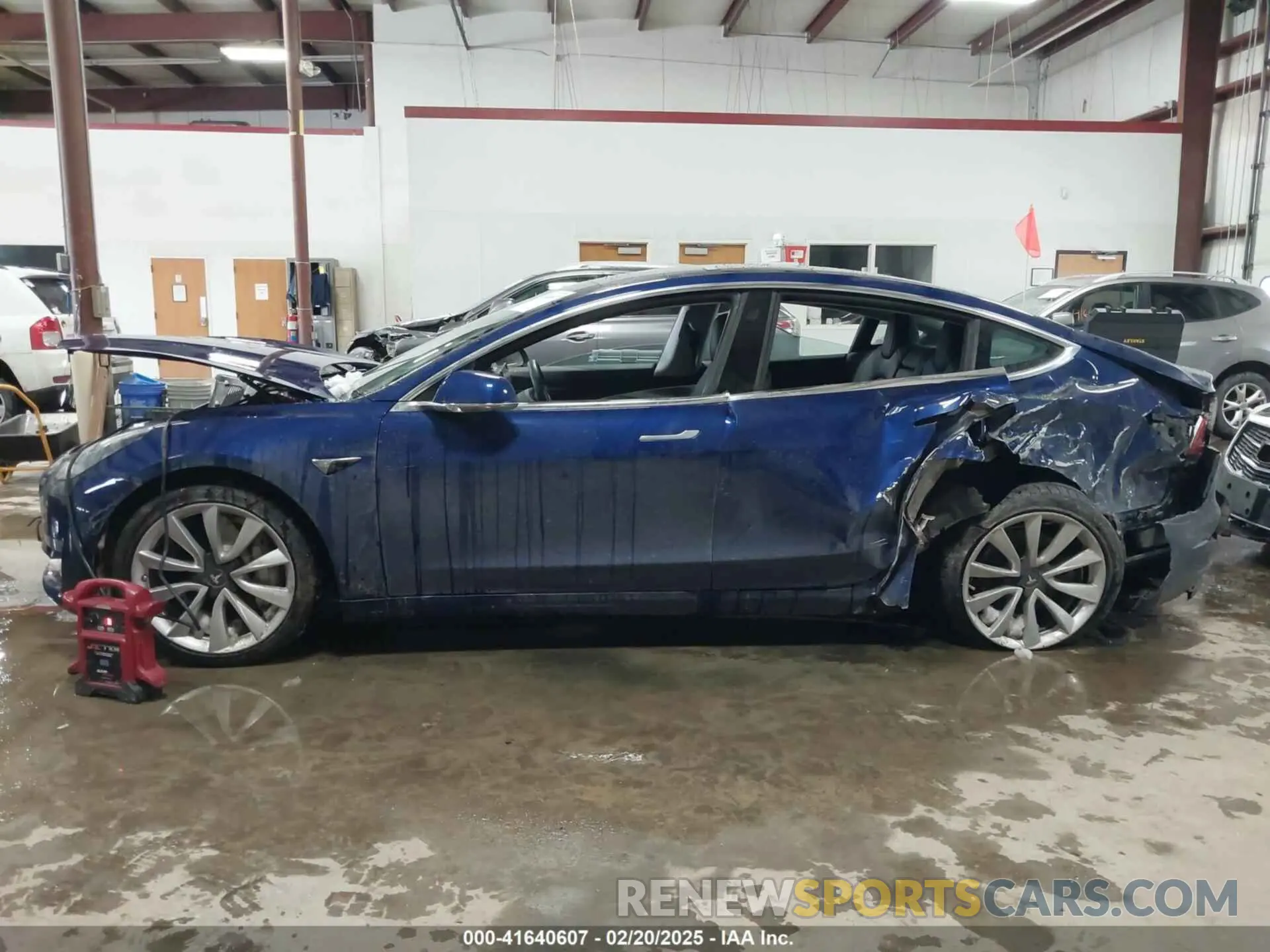 14 fotografías del automóvil dañado 5YJ3E1EB2KF453877 TESLA MODEL 3 2019