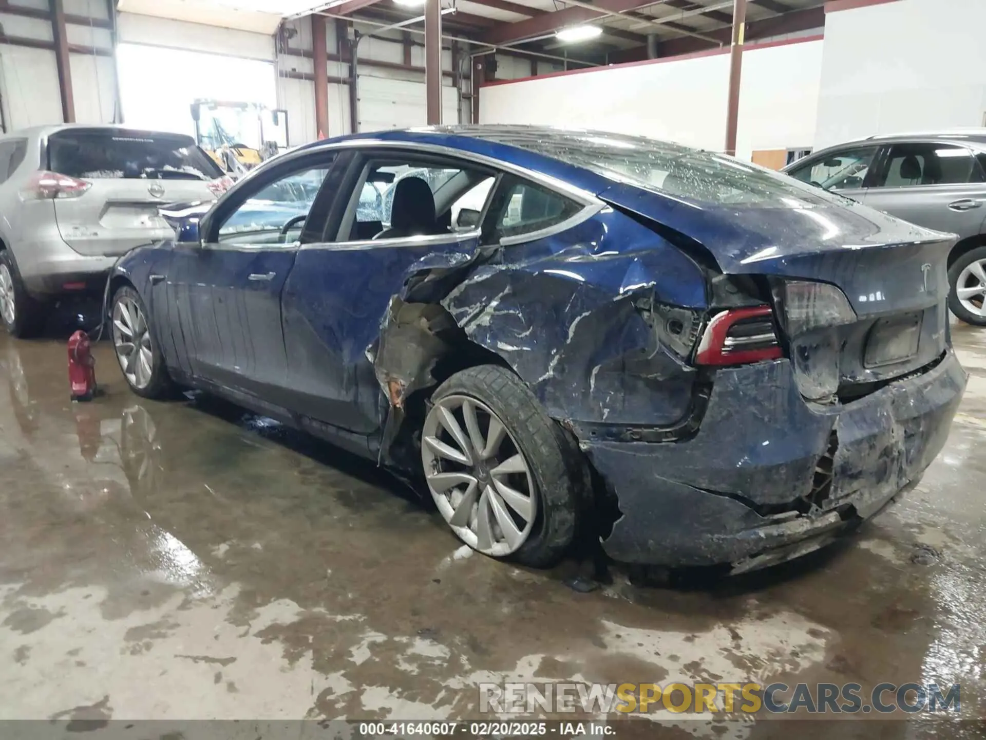 3 fotografías del automóvil dañado 5YJ3E1EB2KF453877 TESLA MODEL 3 2019