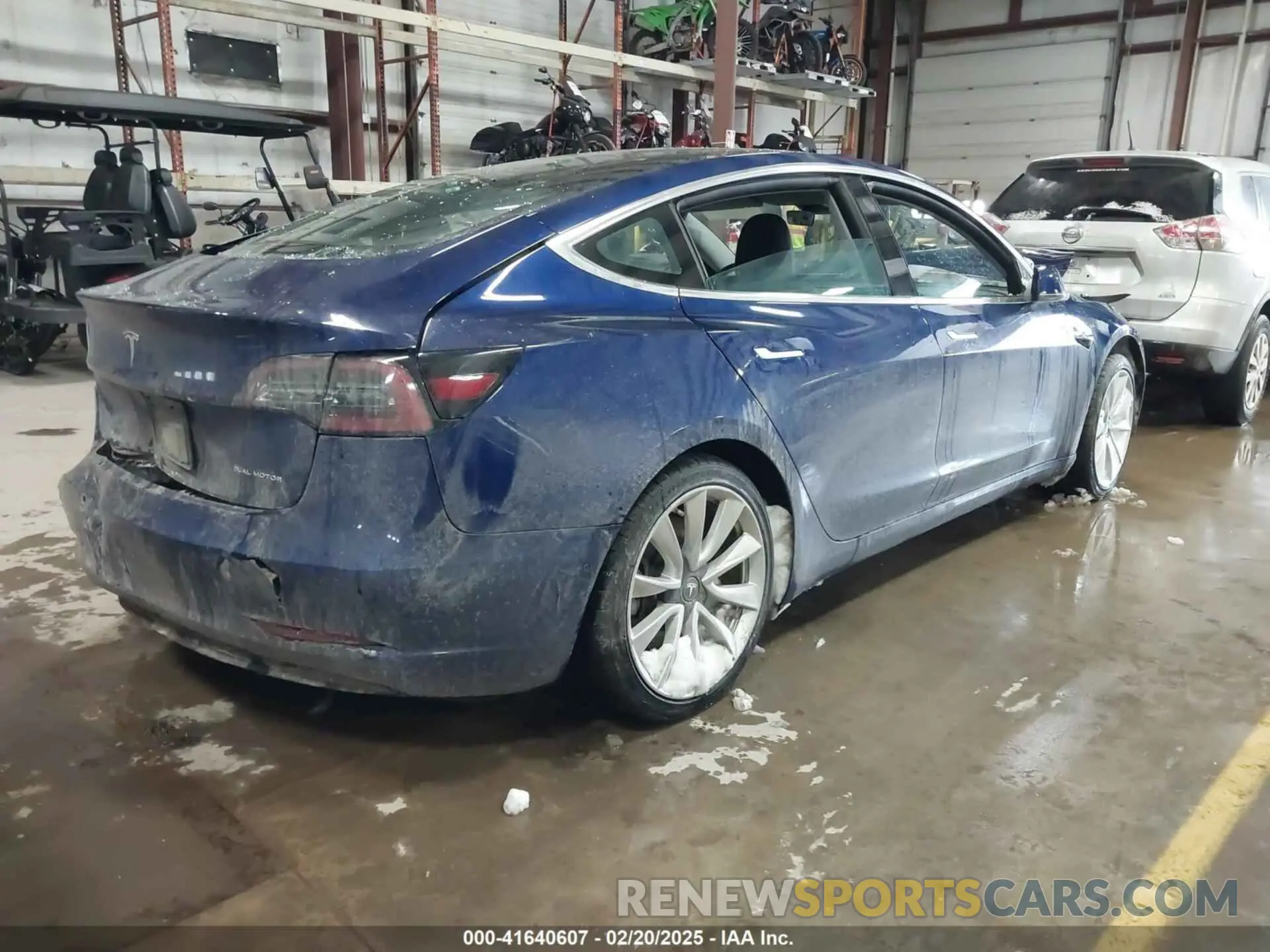 4 fotografías del automóvil dañado 5YJ3E1EB2KF453877 TESLA MODEL 3 2019