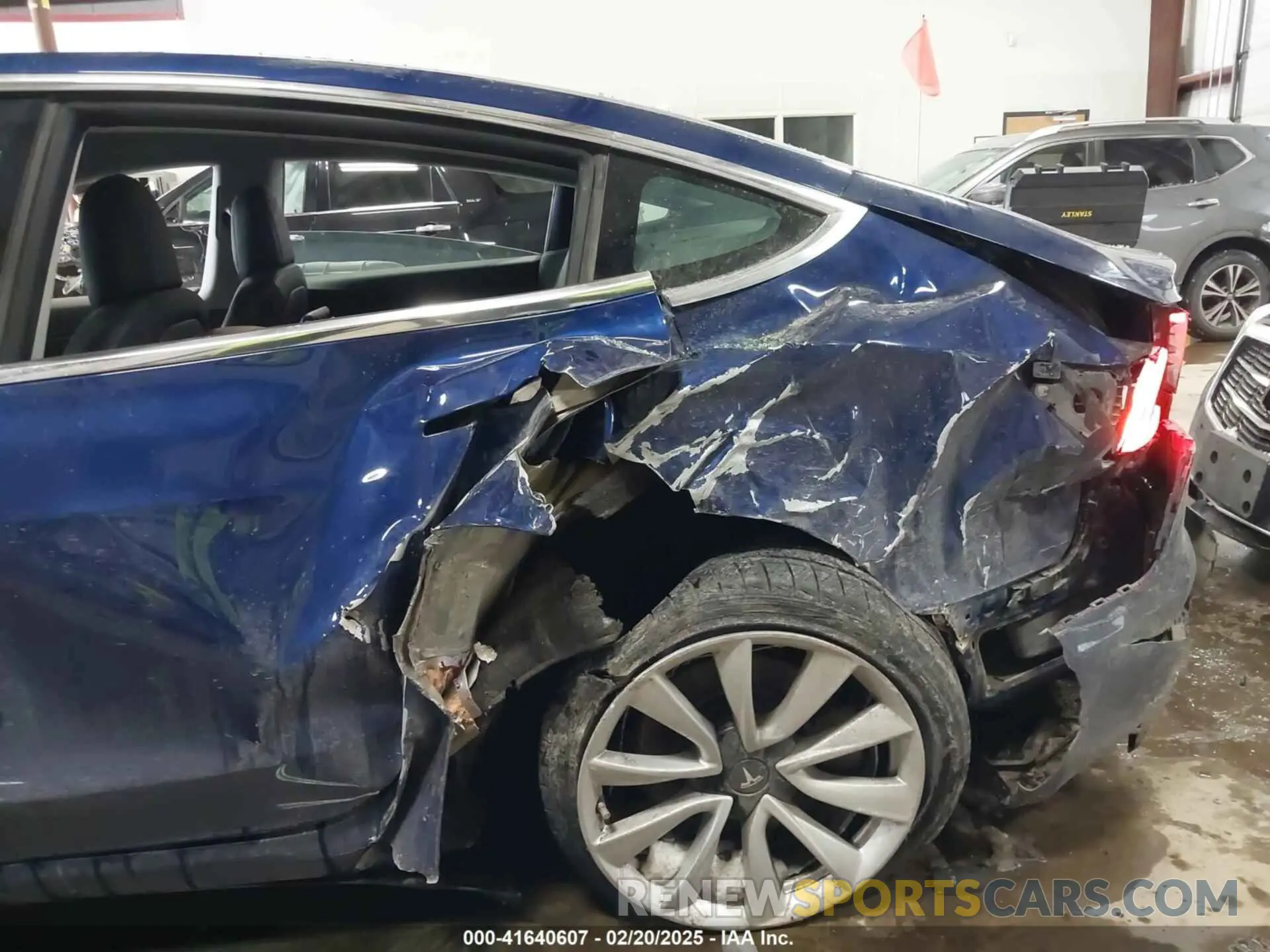 6 fotografías del automóvil dañado 5YJ3E1EB2KF453877 TESLA MODEL 3 2019