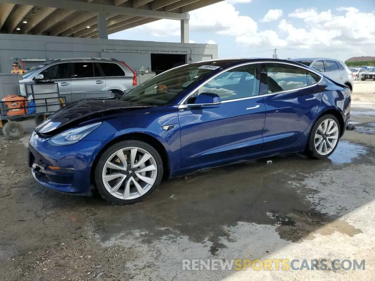 1 fotografías del automóvil dañado 5YJ3E1EB2KF465107 TESLA MODEL 3 2019