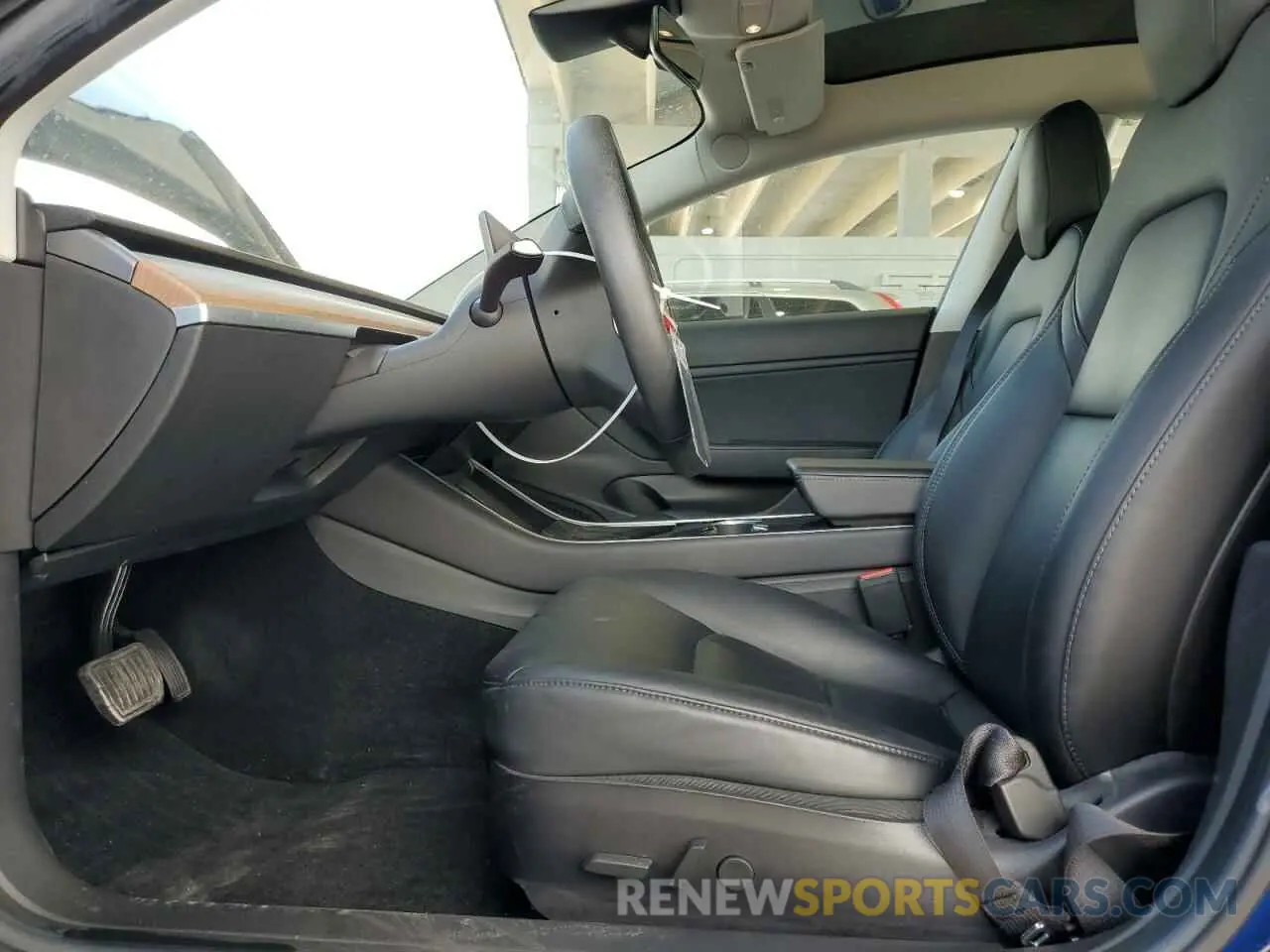 7 fotografías del automóvil dañado 5YJ3E1EB2KF465107 TESLA MODEL 3 2019