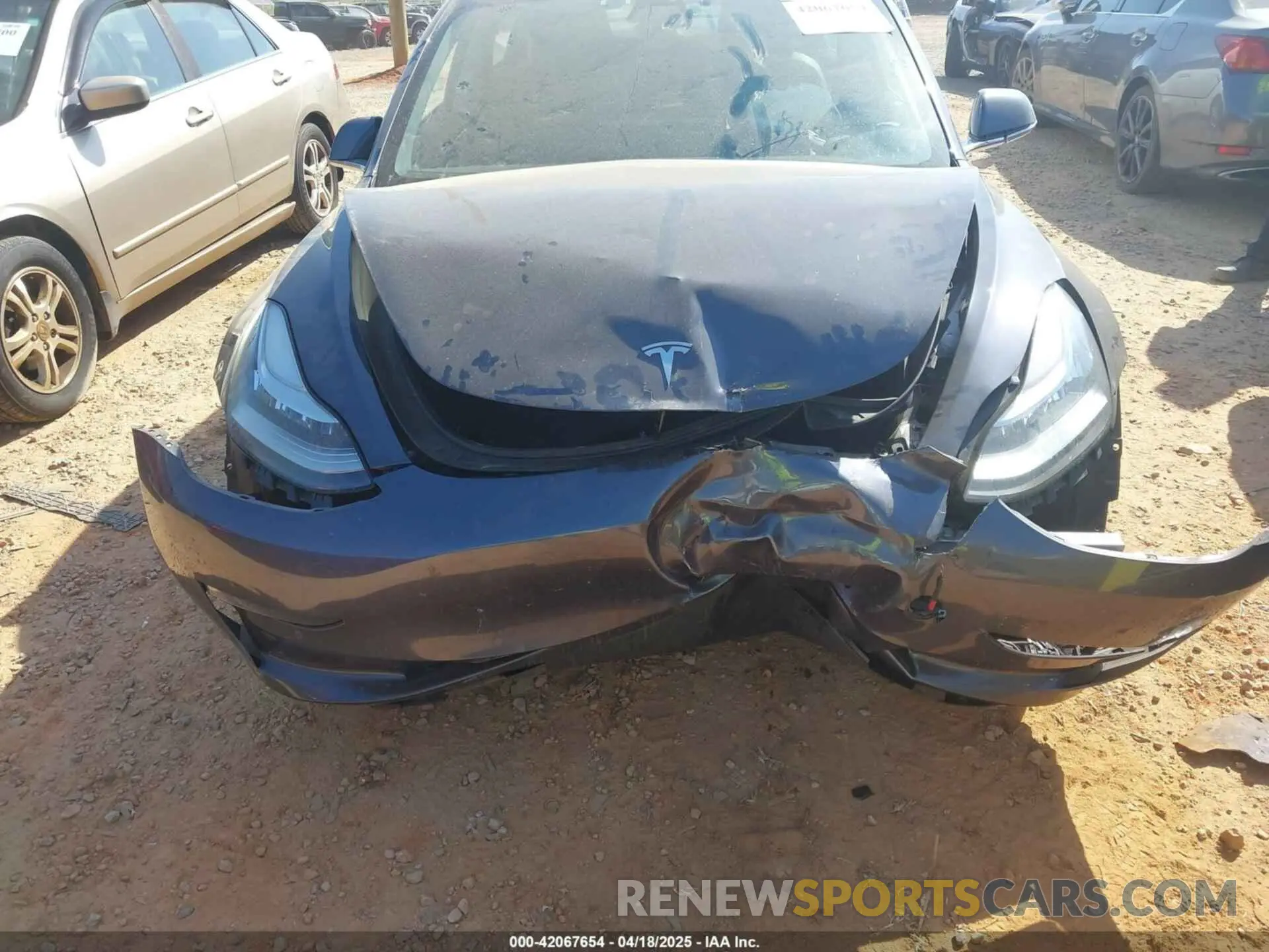 11 fotografías del automóvil dañado 5YJ3E1EB2KF510398 TESLA MODEL 3 2019