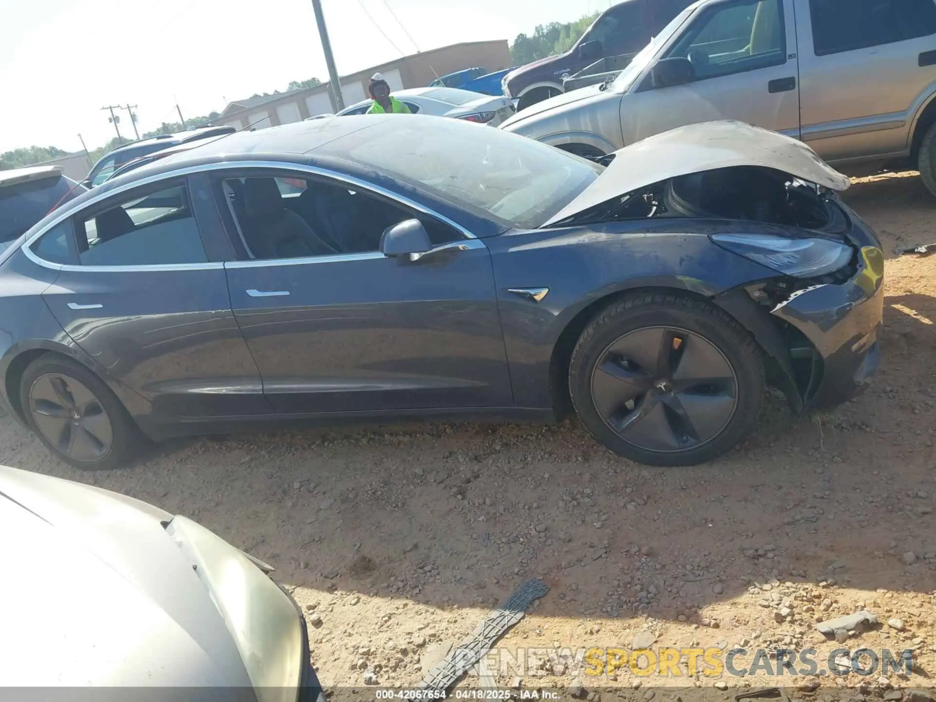 12 fotografías del automóvil dañado 5YJ3E1EB2KF510398 TESLA MODEL 3 2019