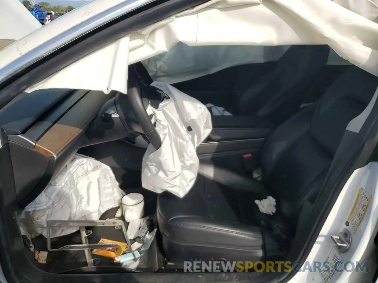 7 fotografías del automóvil dañado 5YJ3E1EB2KF511969 TESLA MODEL 3 2019