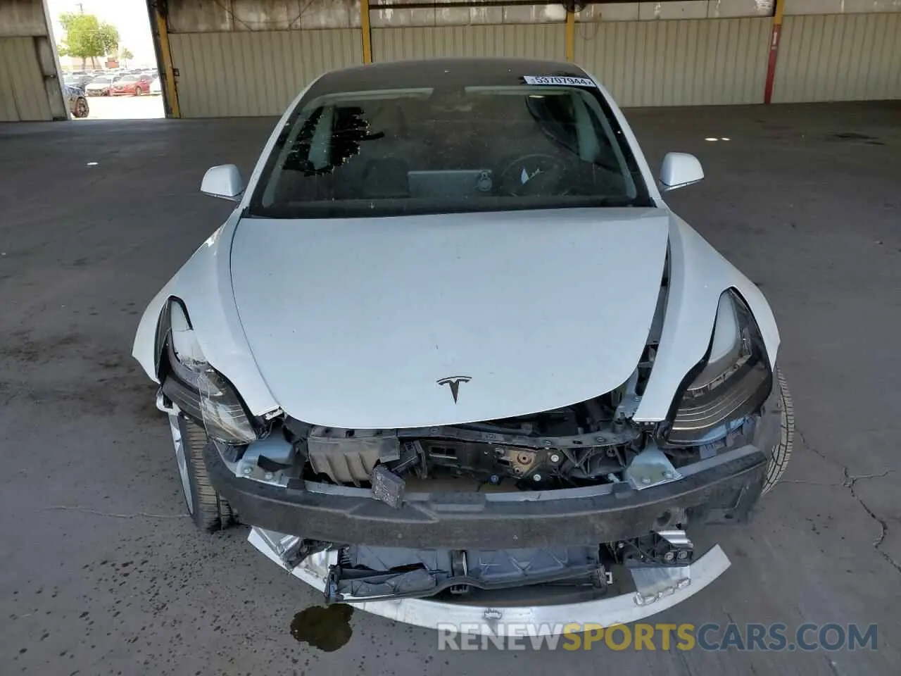 5 fotografías del automóvil dañado 5YJ3E1EB2KF512667 TESLA MODEL 3 2019