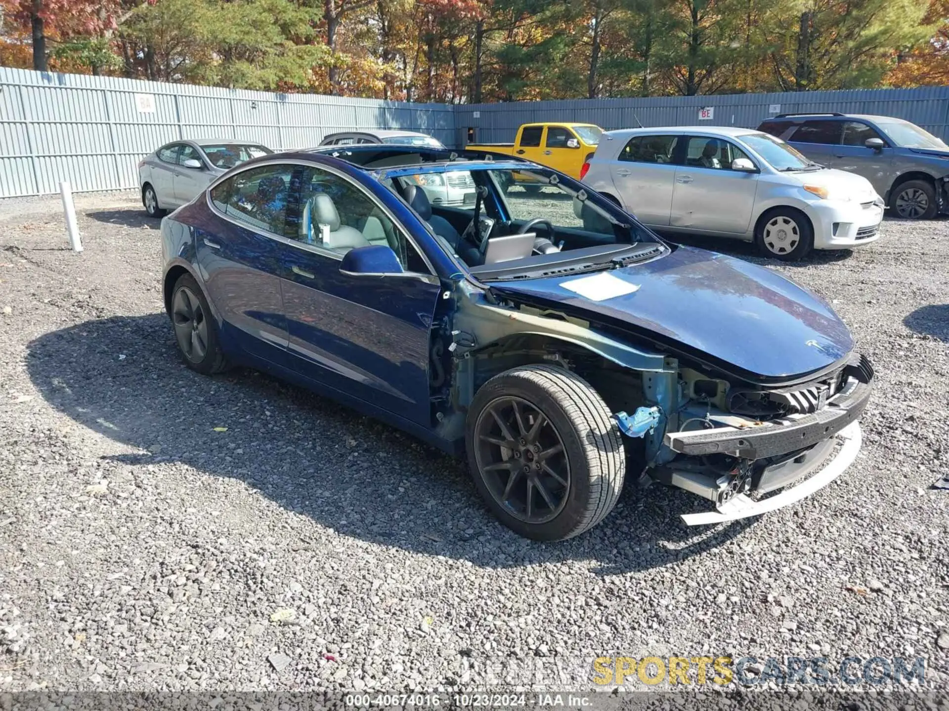 1 fotografías del automóvil dañado 5YJ3E1EB3KF193747 TESLA MODEL 3 2019
