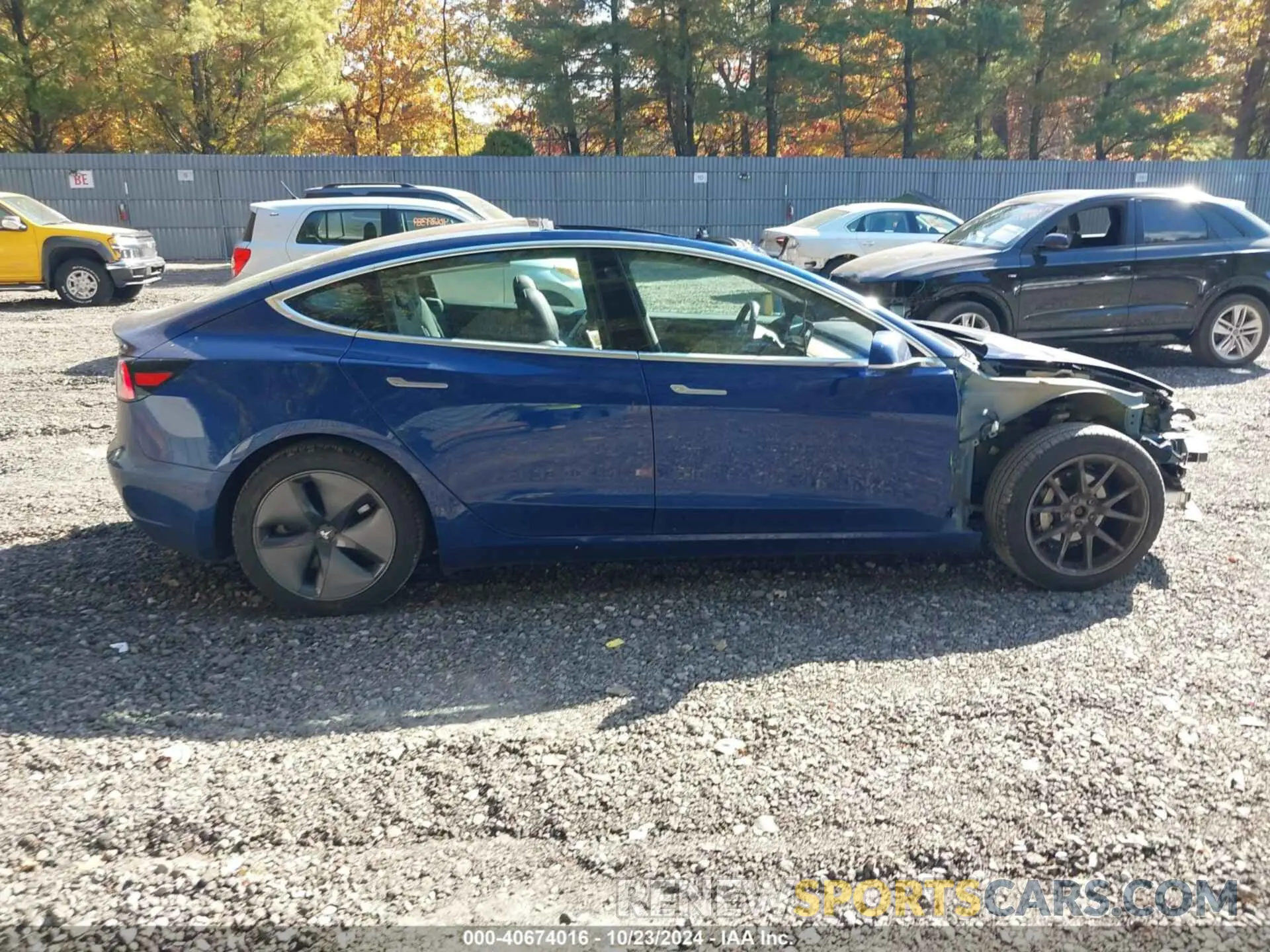 13 fotografías del automóvil dañado 5YJ3E1EB3KF193747 TESLA MODEL 3 2019