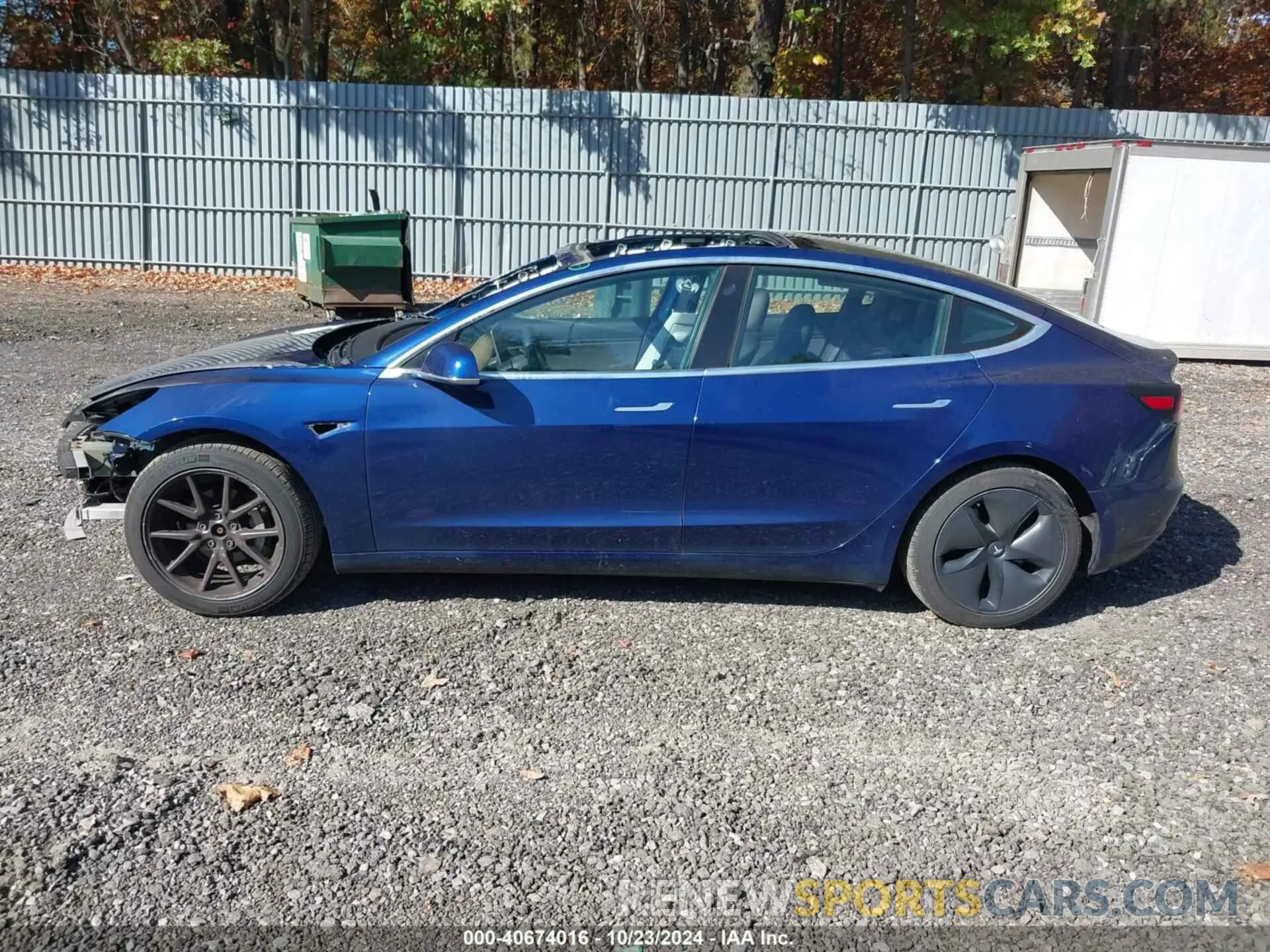 14 fotografías del automóvil dañado 5YJ3E1EB3KF193747 TESLA MODEL 3 2019