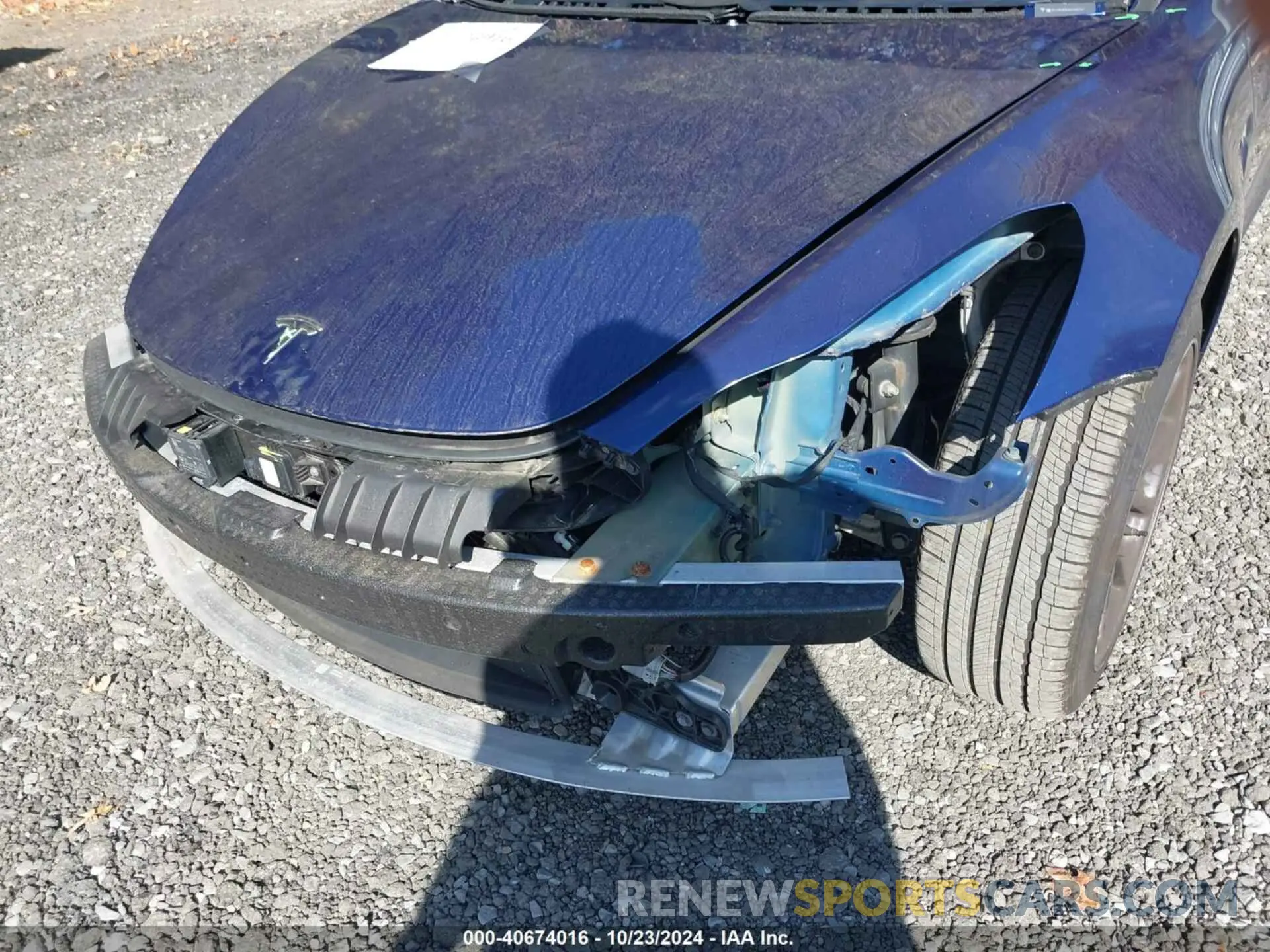 6 fotografías del automóvil dañado 5YJ3E1EB3KF193747 TESLA MODEL 3 2019