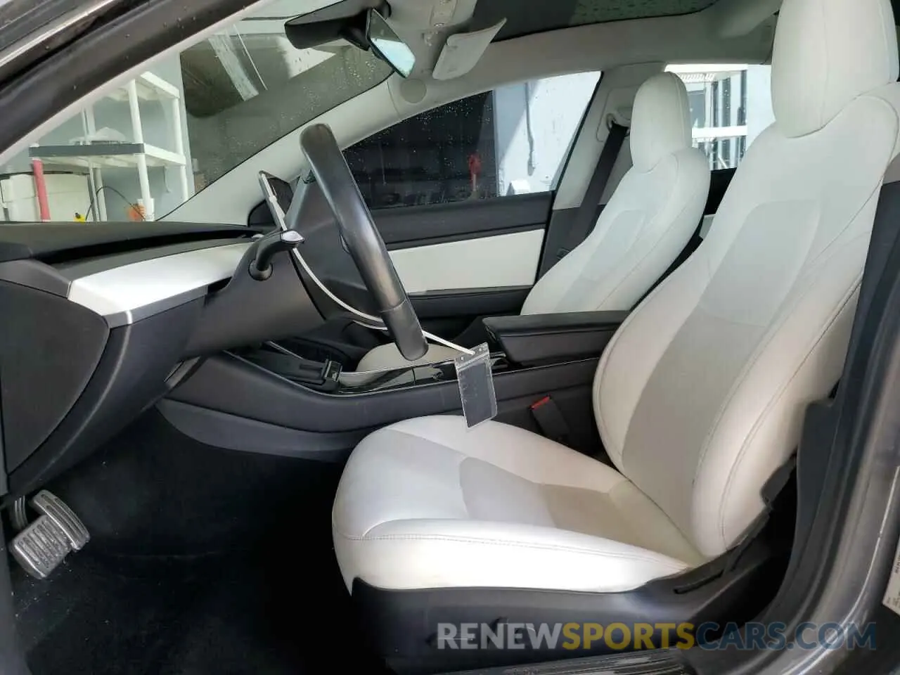 7 fotografías del automóvil dañado 5YJ3E1EB3KF195045 TESLA MODEL 3 2019