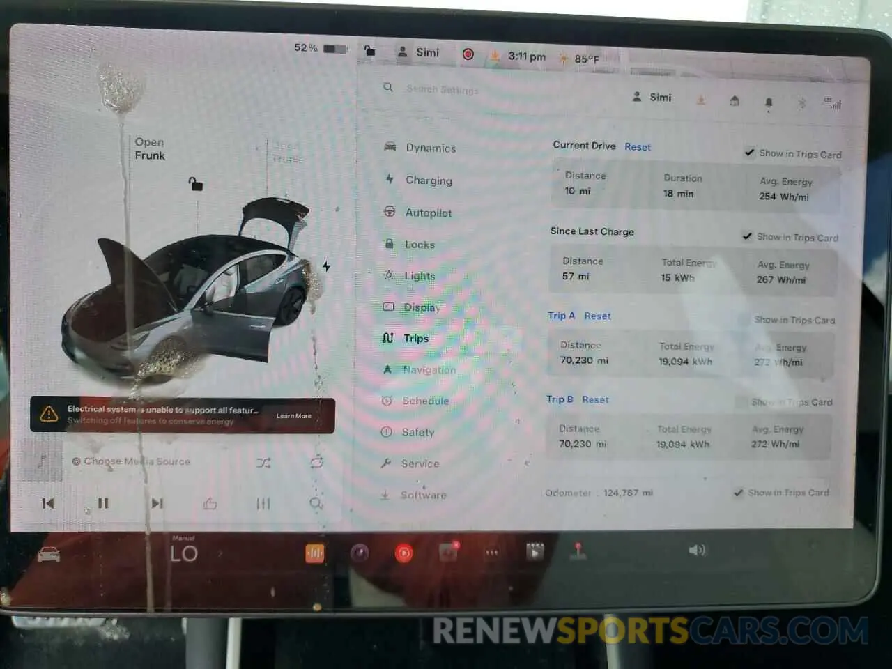 9 fotografías del automóvil dañado 5YJ3E1EB3KF195045 TESLA MODEL 3 2019