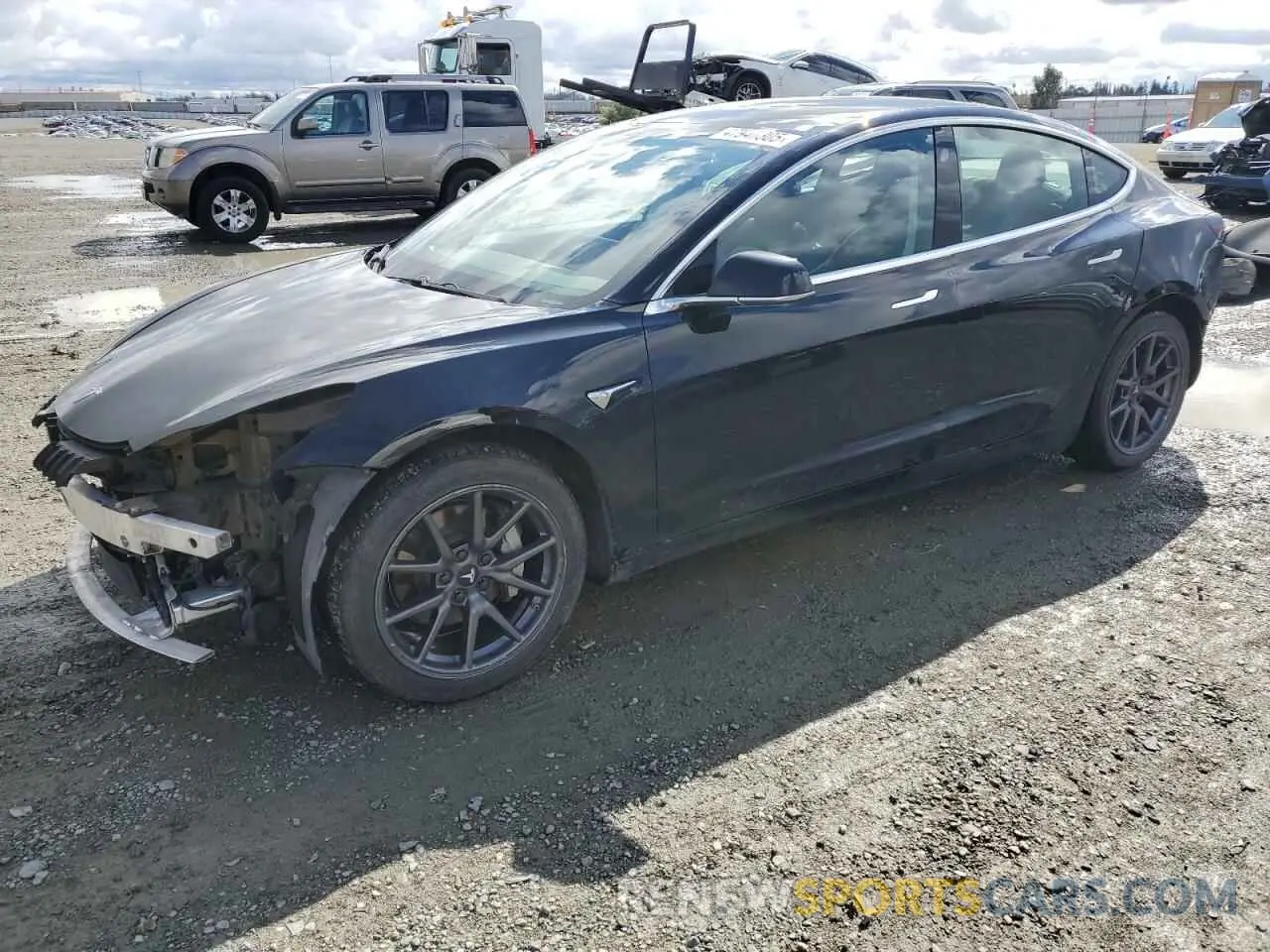 1 fotografías del automóvil dañado 5YJ3E1EB3KF208747 TESLA MODEL 3 2019