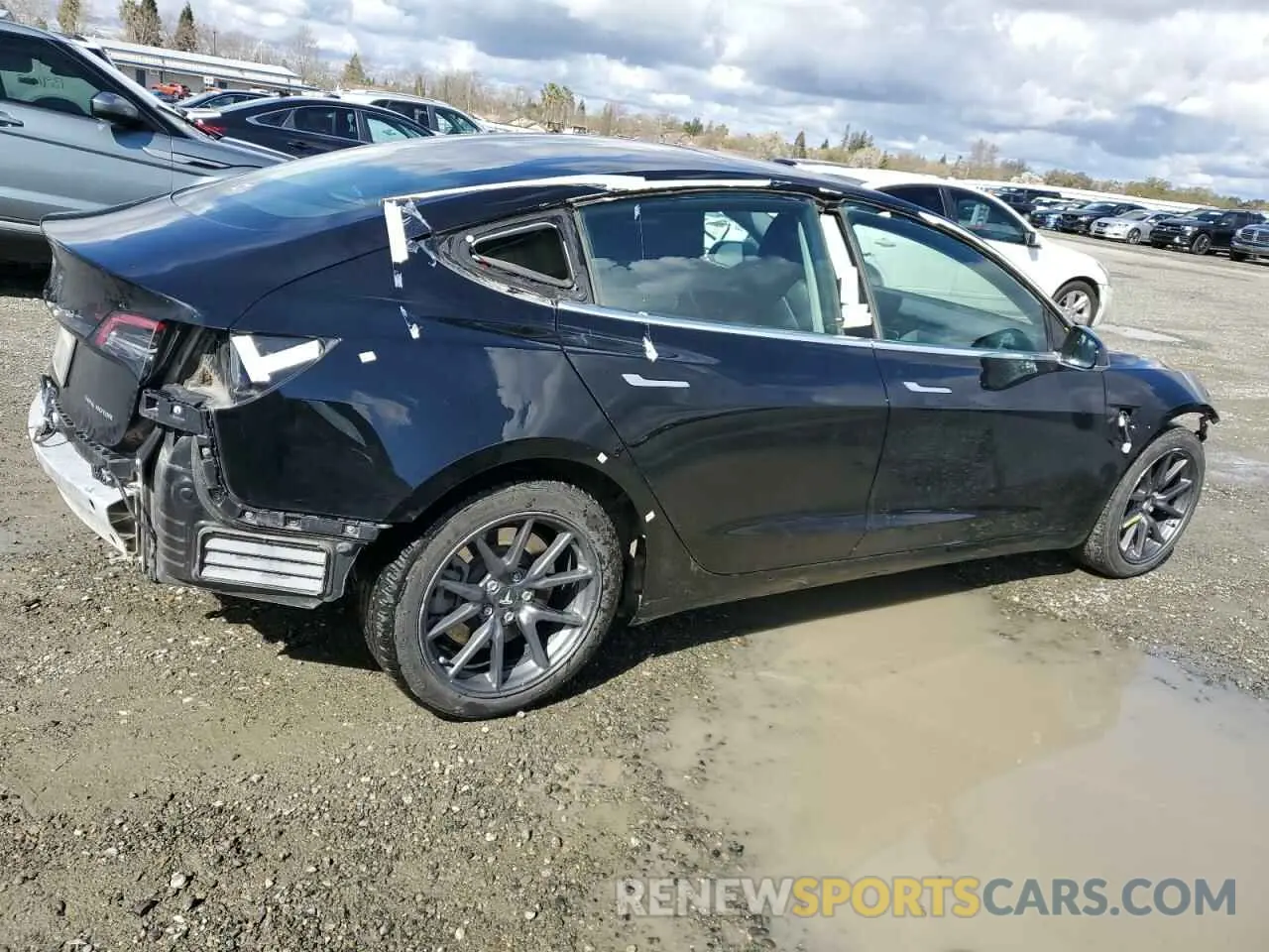 3 fotografías del automóvil dañado 5YJ3E1EB3KF208747 TESLA MODEL 3 2019