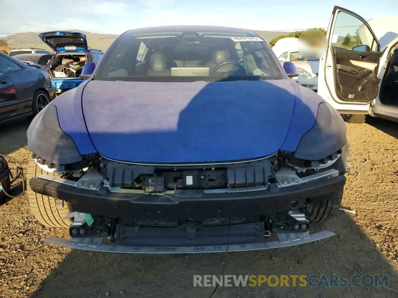 5 fotografías del automóvil dañado 5YJ3E1EB3KF211762 TESLA MODEL 3 2019