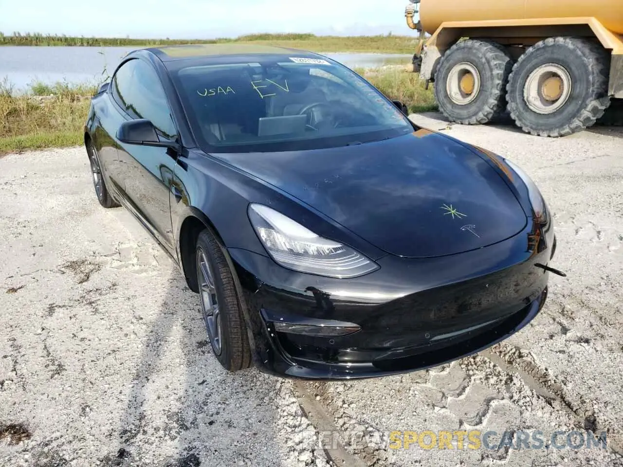 1 fotografías del automóvil dañado 5YJ3E1EB3KF365257 TESLA MODEL 3 2019