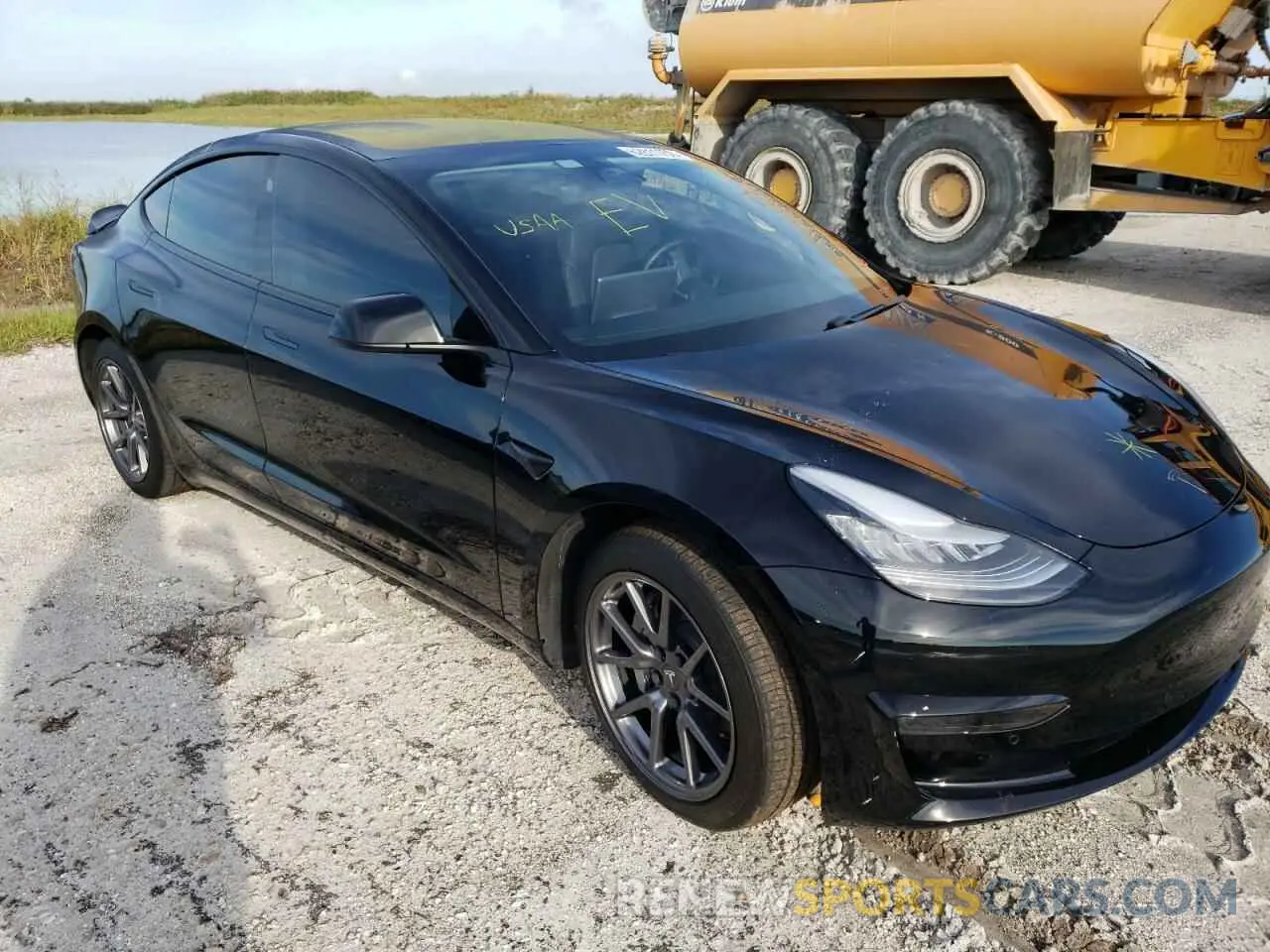 9 fotografías del automóvil dañado 5YJ3E1EB3KF365257 TESLA MODEL 3 2019