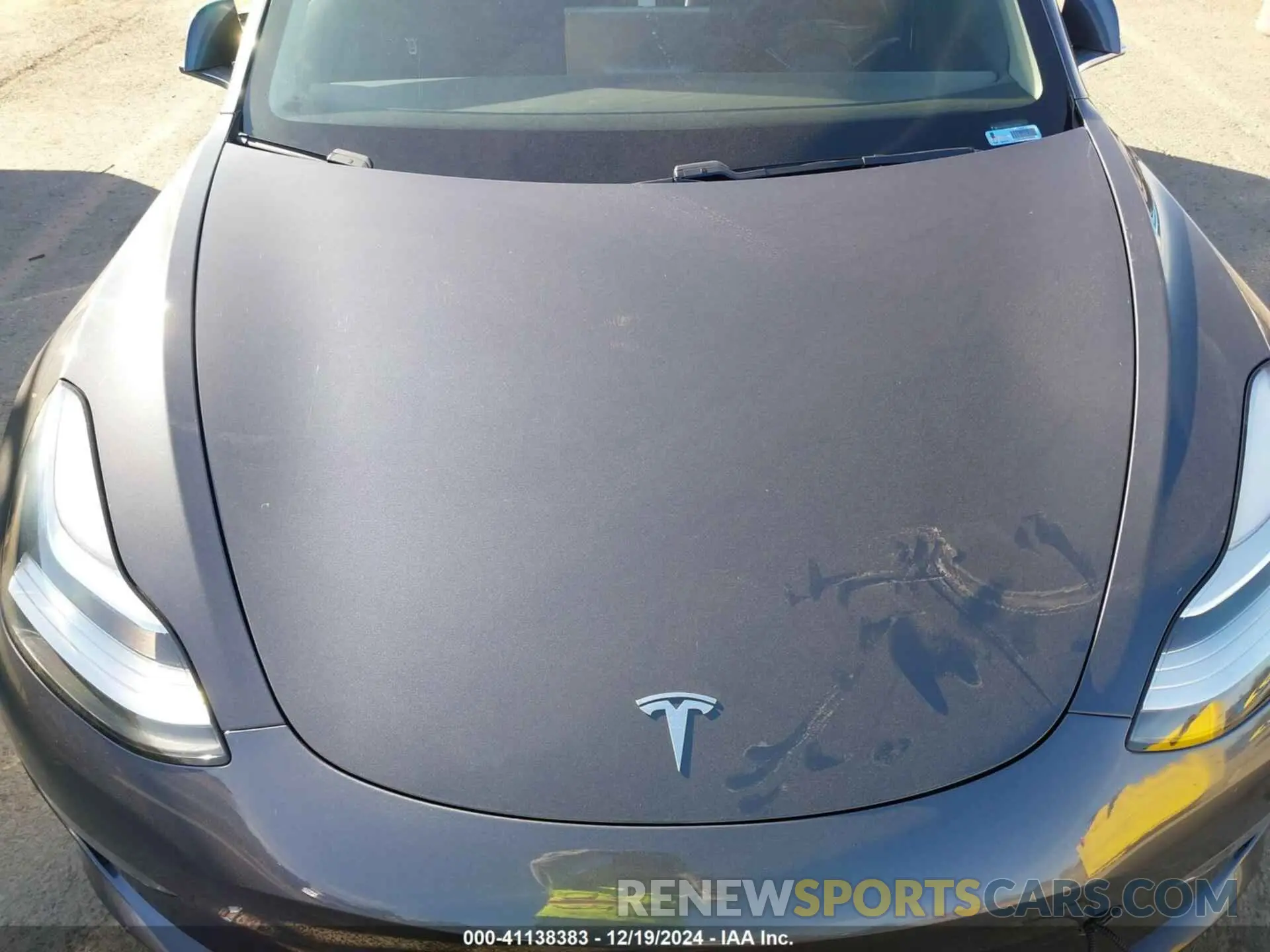 10 fotografías del automóvil dañado 5YJ3E1EB3KF406552 TESLA MODEL 3 2019