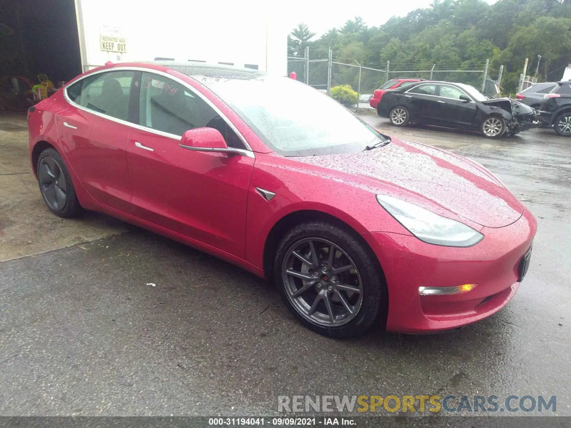 1 fotografías del automóvil dañado 5YJ3E1EB3KF418197 TESLA MODEL 3 2019