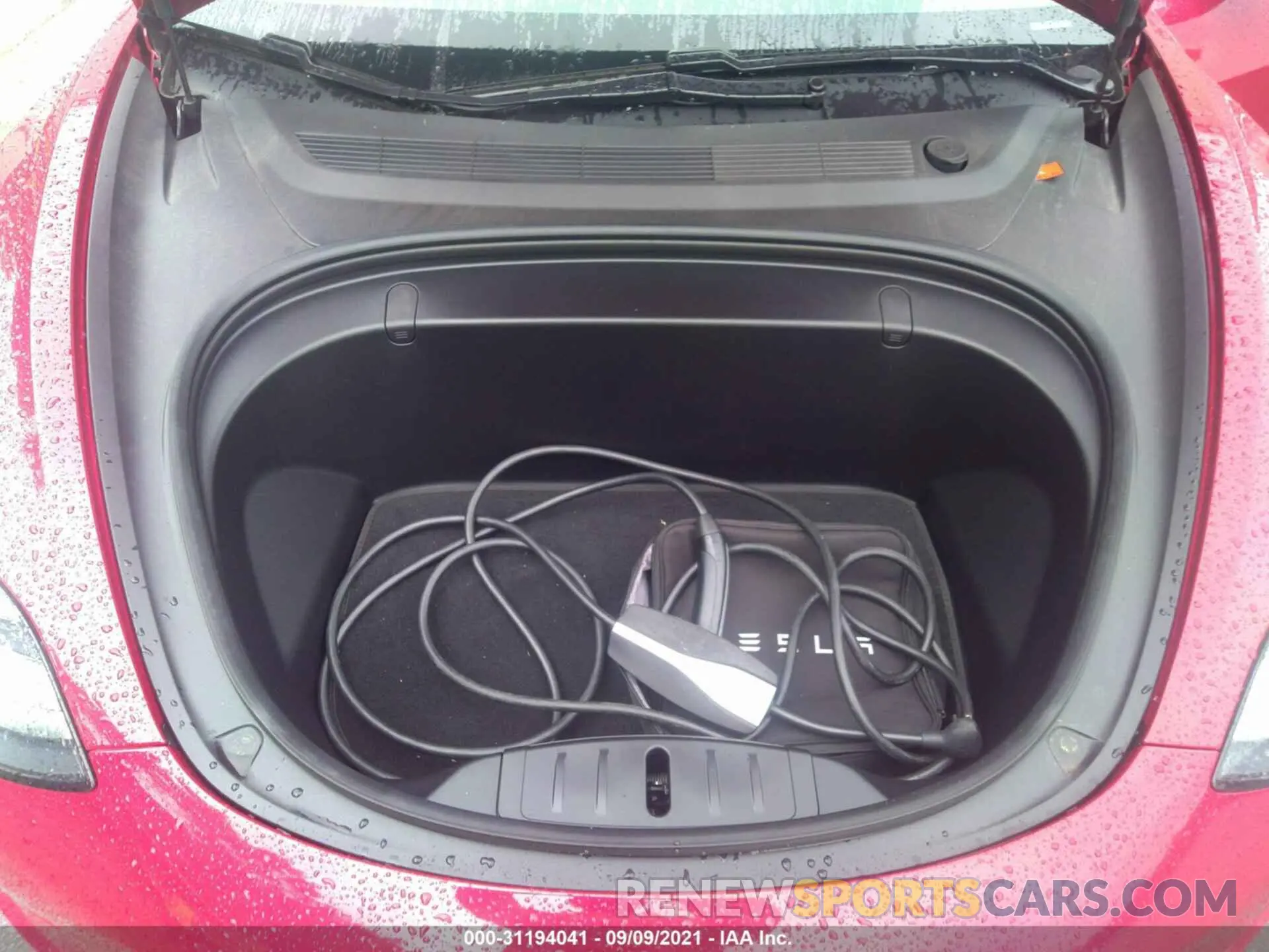 10 fotografías del automóvil dañado 5YJ3E1EB3KF418197 TESLA MODEL 3 2019