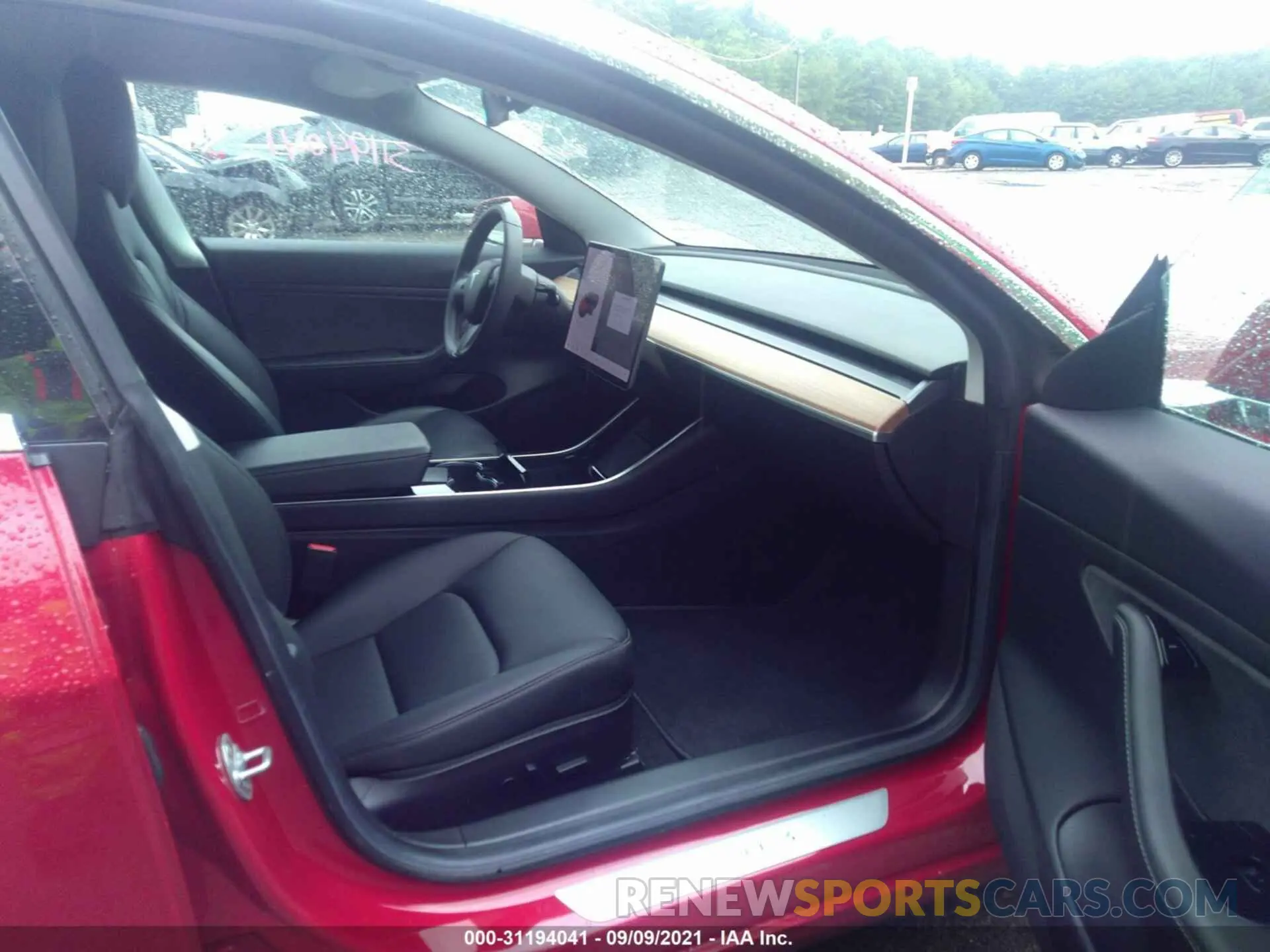 5 fotografías del automóvil dañado 5YJ3E1EB3KF418197 TESLA MODEL 3 2019