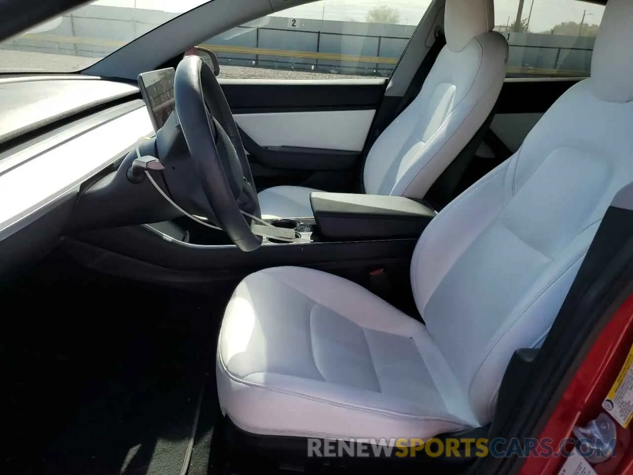 7 fotografías del automóvil dañado 5YJ3E1EB3KF421777 TESLA MODEL 3 2019