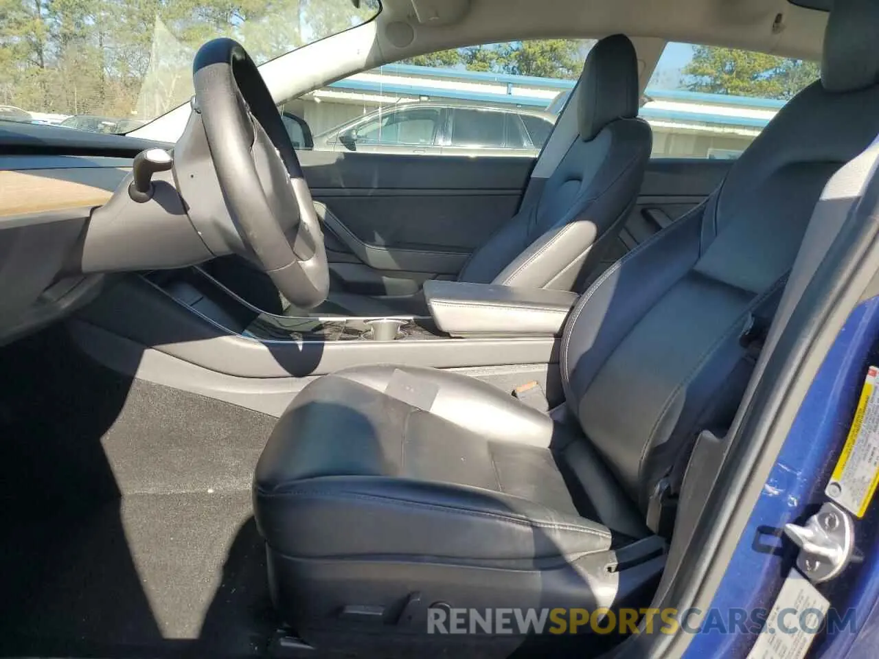 7 fotografías del automóvil dañado 5YJ3E1EB3KF423142 TESLA MODEL 3 2019