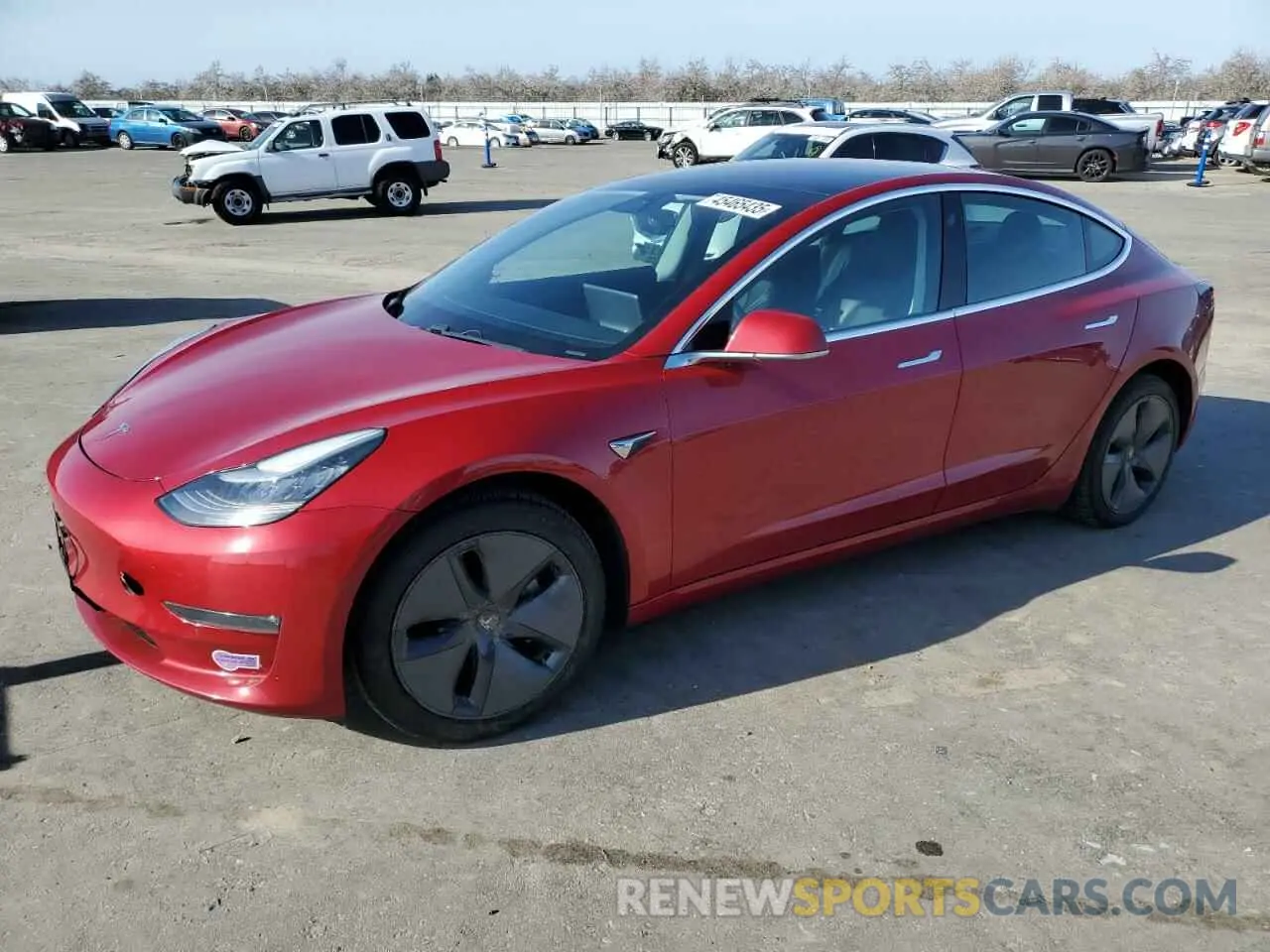 1 fotografías del automóvil dañado 5YJ3E1EB3KF432875 TESLA MODEL 3 2019