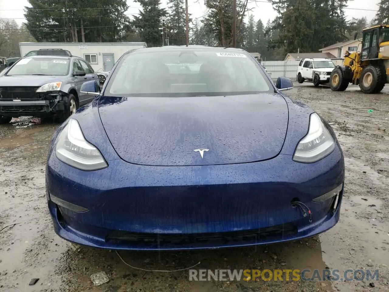 5 fotografías del automóvil dañado 5YJ3E1EB3KF433198 TESLA MODEL 3 2019