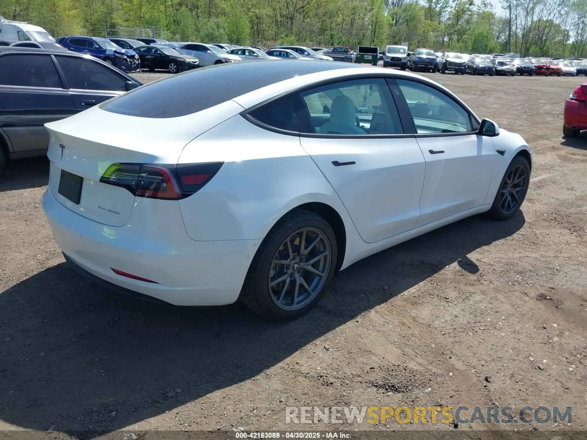4 fotografías del automóvil dañado 5YJ3E1EB3KF450602 TESLA MODEL 3 2019