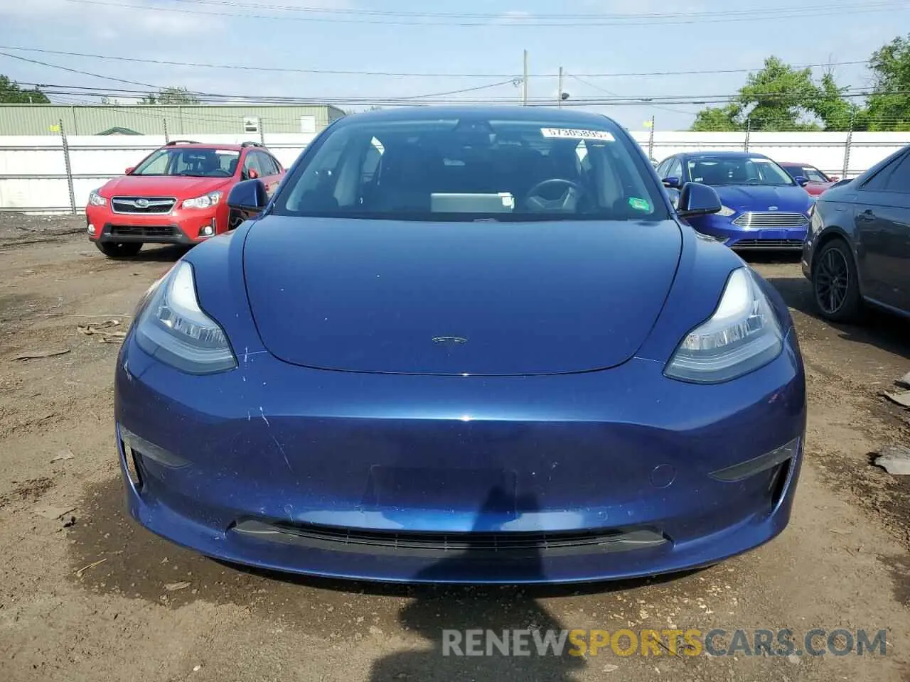 5 fotografías del automóvil dañado 5YJ3E1EB4KF191411 TESLA MODEL 3 2019
