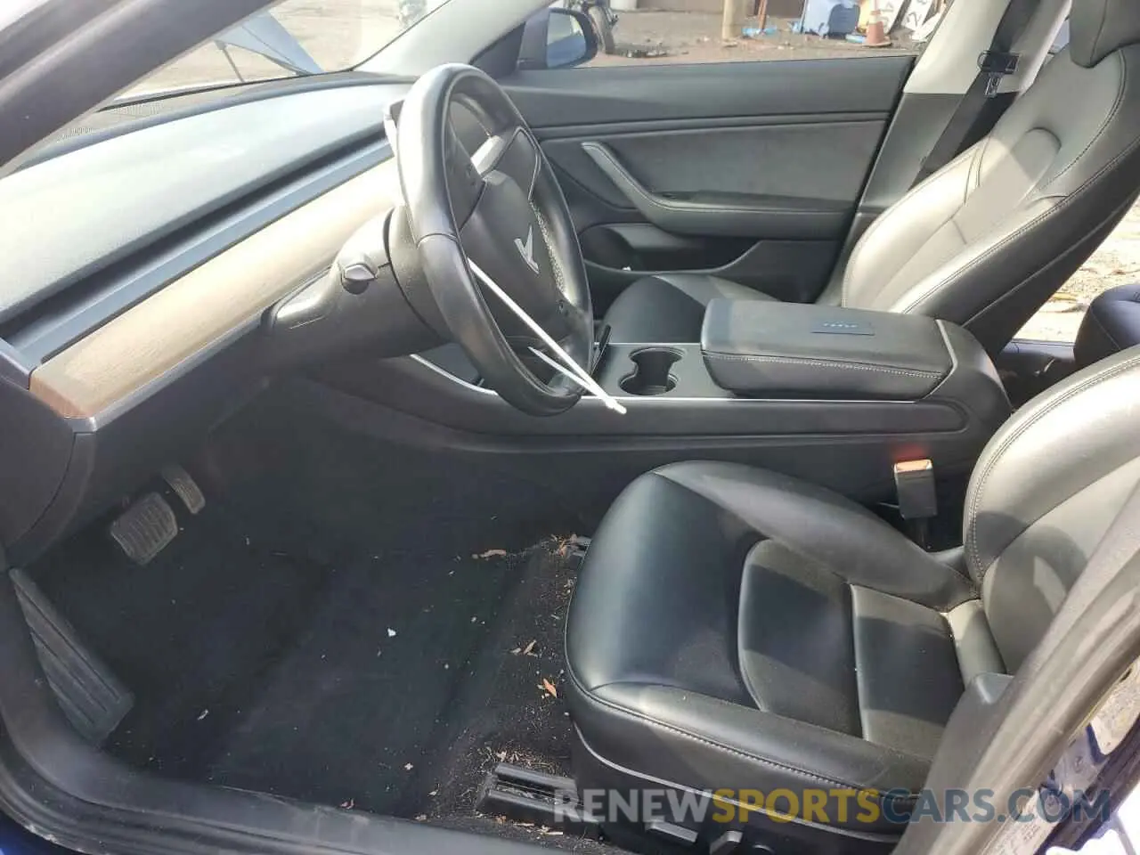 7 fotografías del automóvil dañado 5YJ3E1EB4KF191411 TESLA MODEL 3 2019