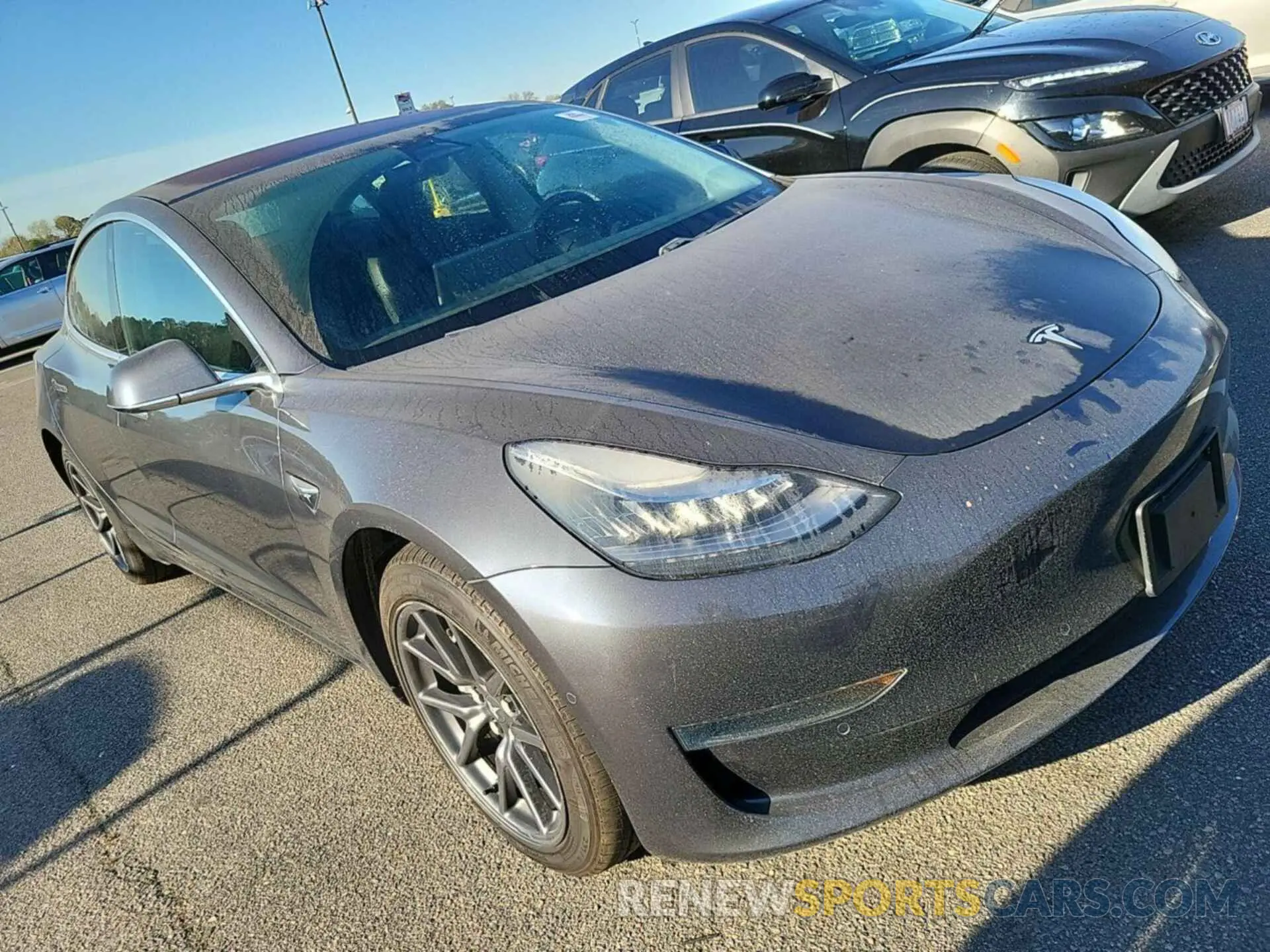 13 fotografías del automóvil dañado 5YJ3E1EB4KF191828 TESLA MODEL 3 2019