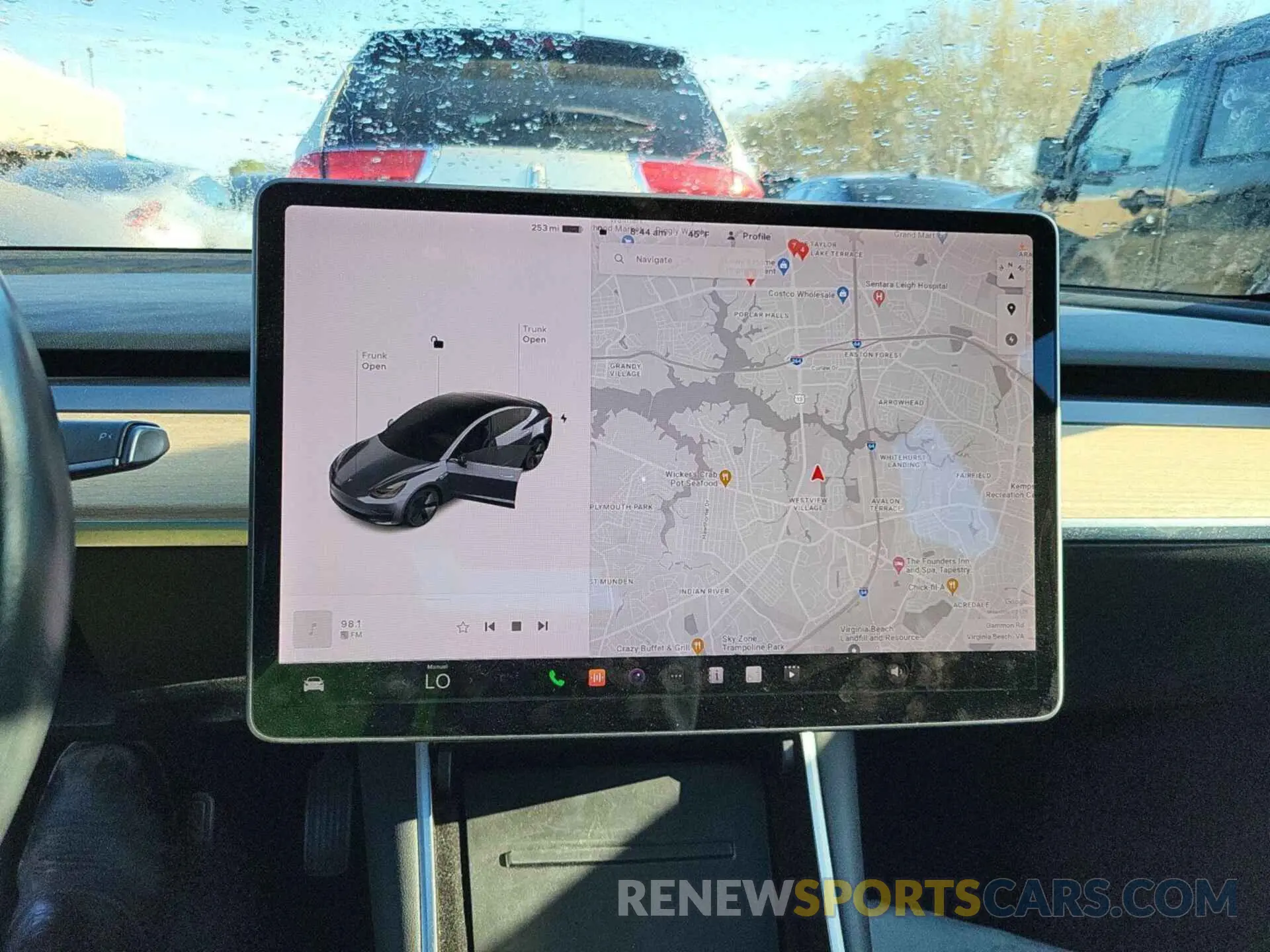 25 fotografías del automóvil dañado 5YJ3E1EB4KF191828 TESLA MODEL 3 2019