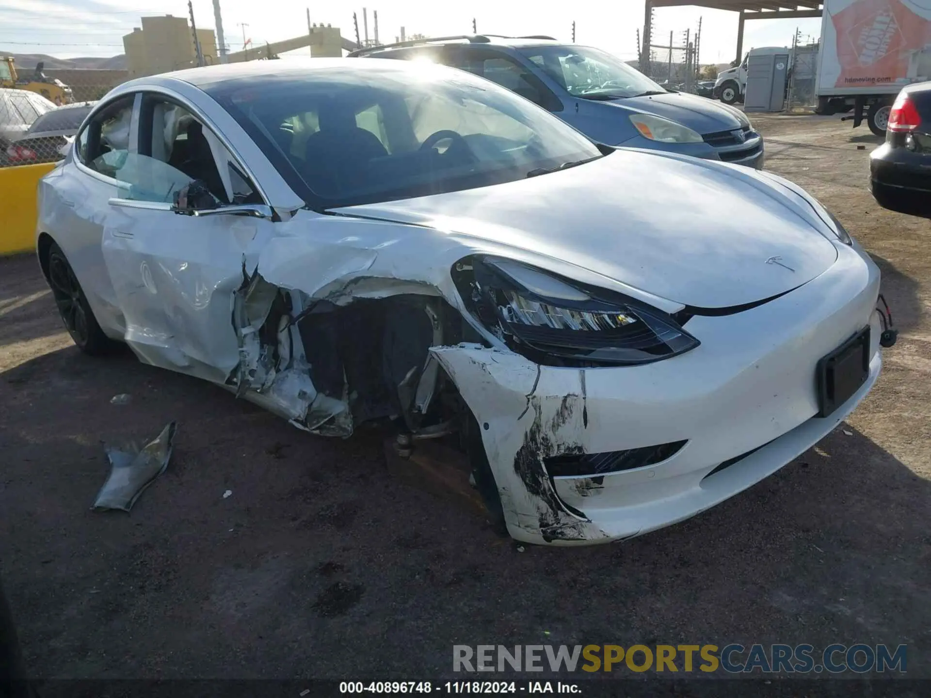 1 fotografías del automóvil dañado 5YJ3E1EB4KF194678 TESLA MODEL 3 2019