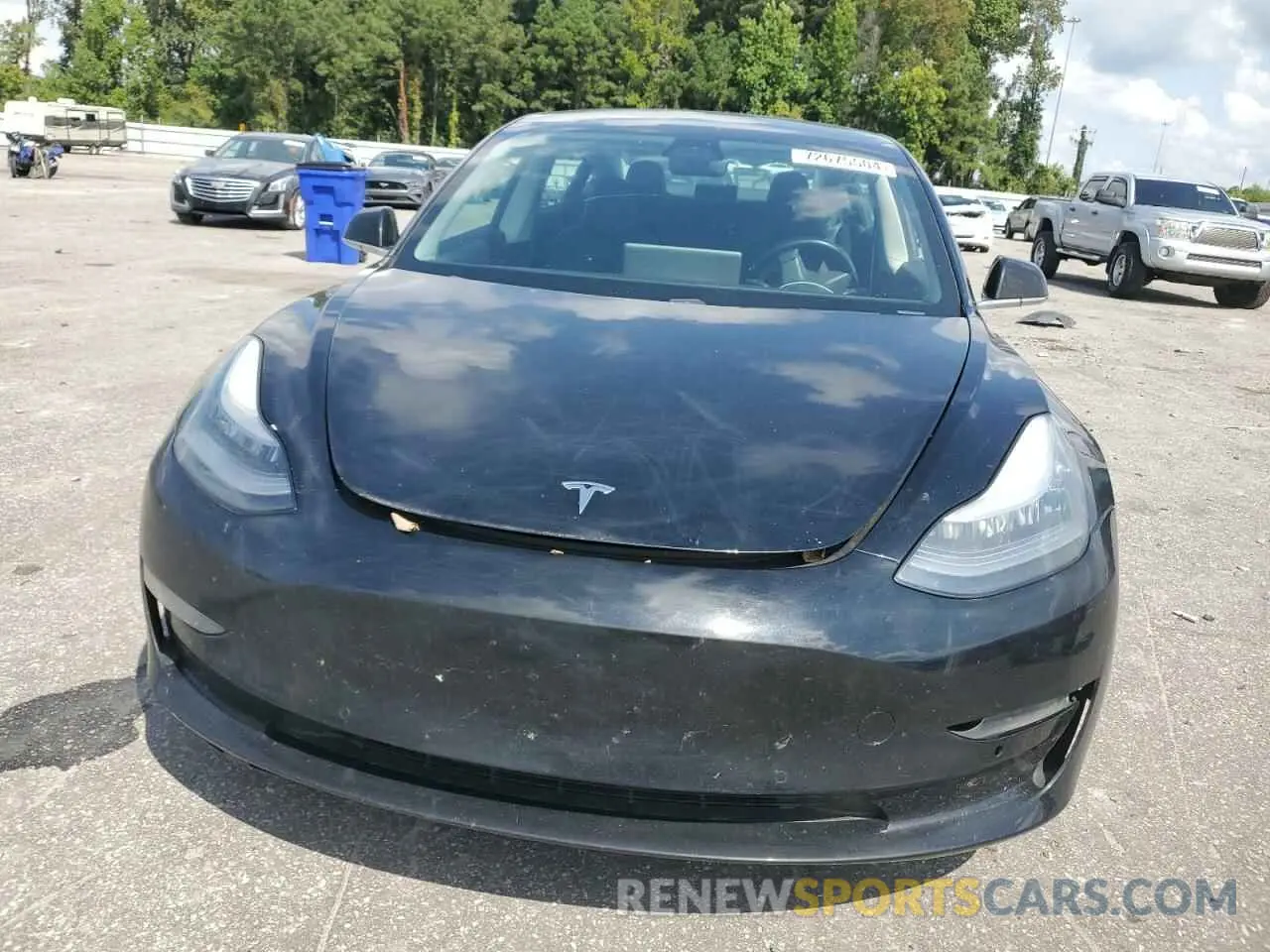 5 fotografías del automóvil dañado 5YJ3E1EB4KF385727 TESLA MODEL 3 2019