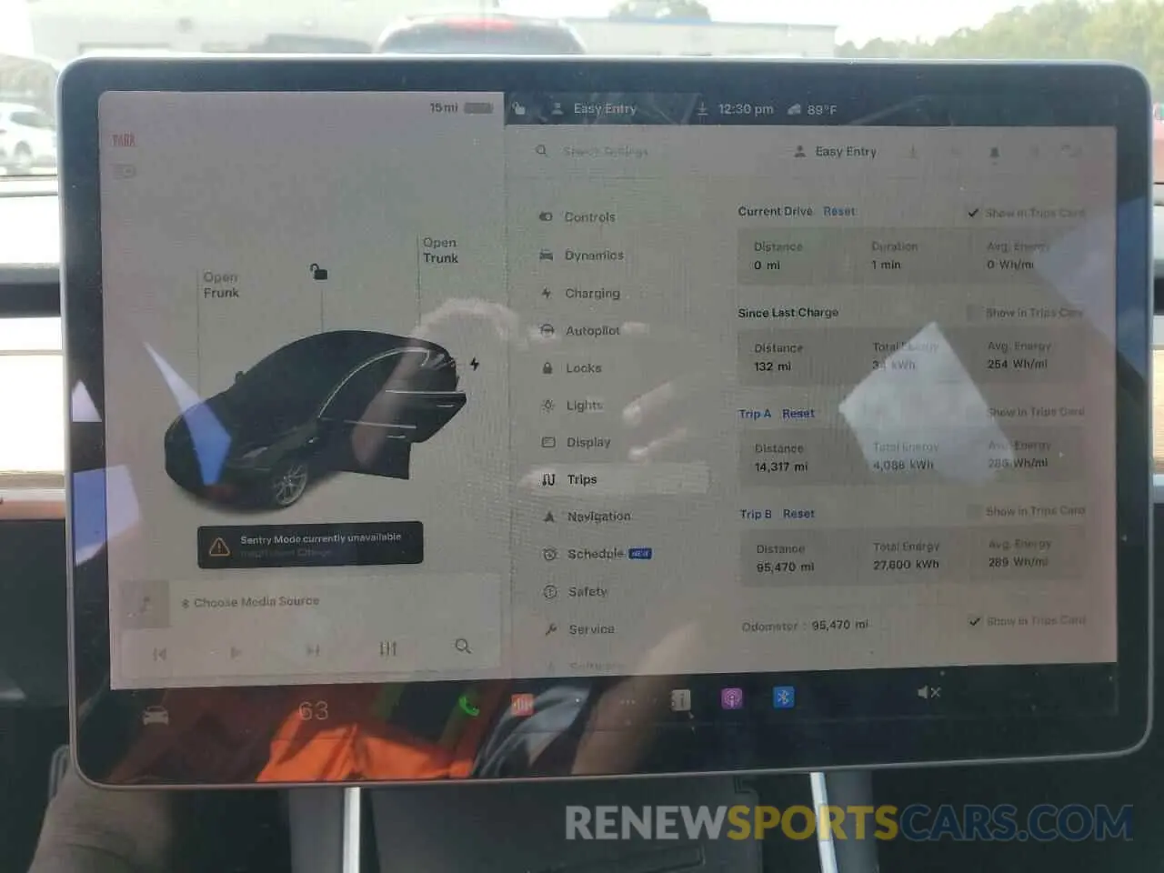9 fotografías del automóvil dañado 5YJ3E1EB4KF385727 TESLA MODEL 3 2019