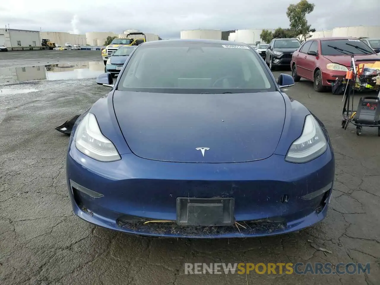 5 fotografías del automóvil dañado 5YJ3E1EB4KF406642 TESLA MODEL 3 2019